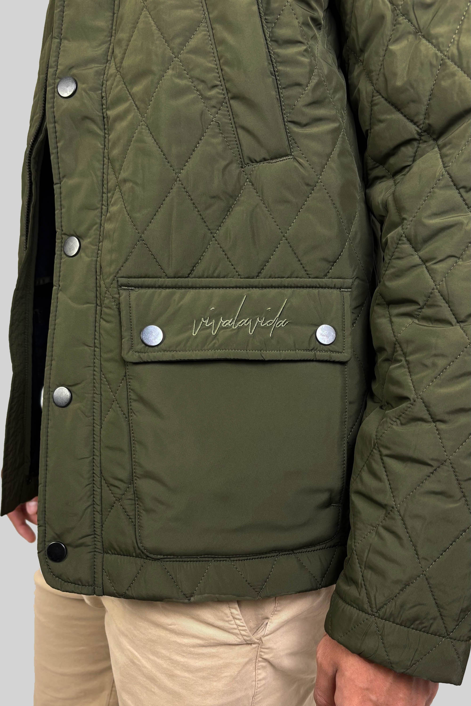 QUILTED JACKET MILITAR