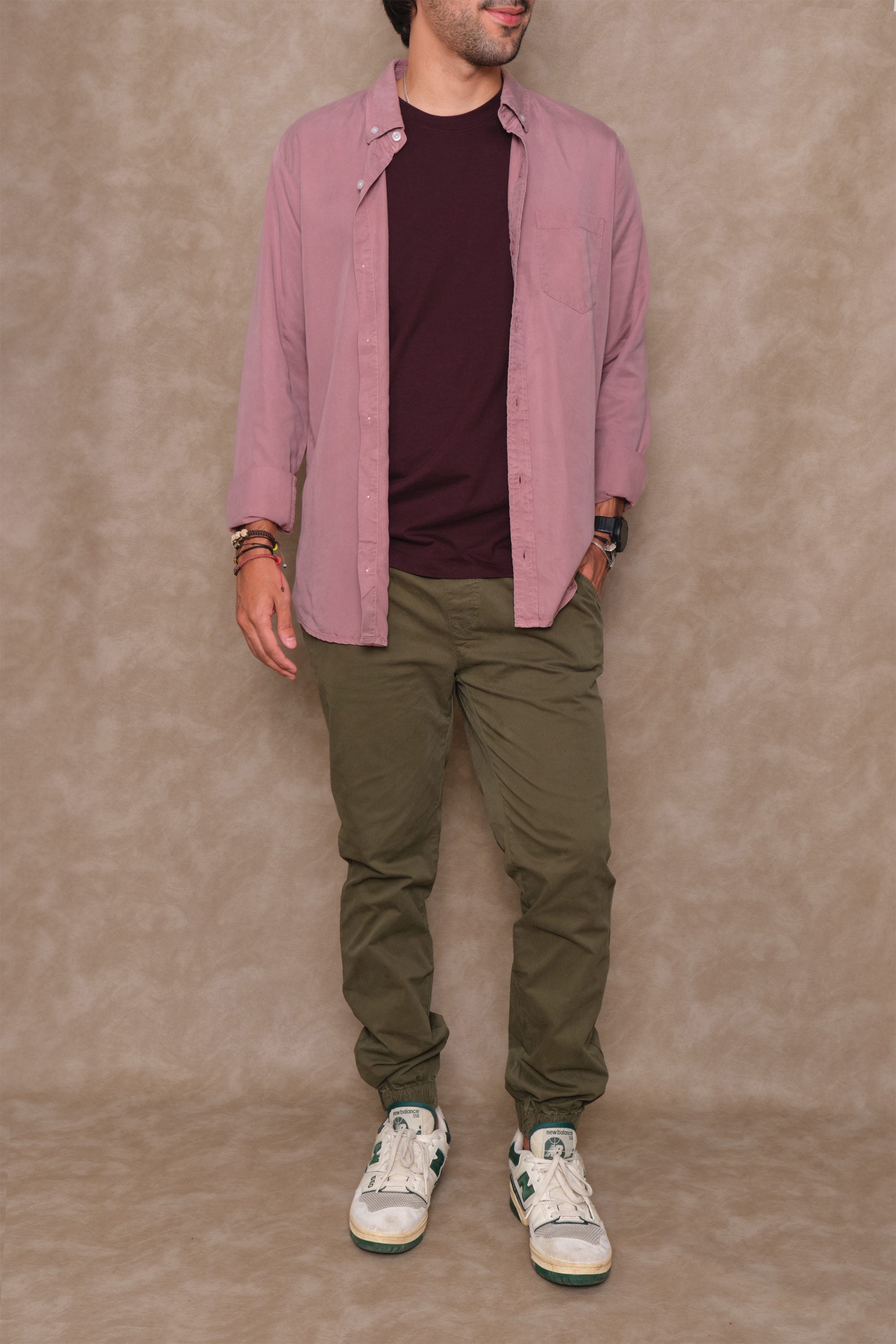 CAMISA LYOCELL ASH ROSE