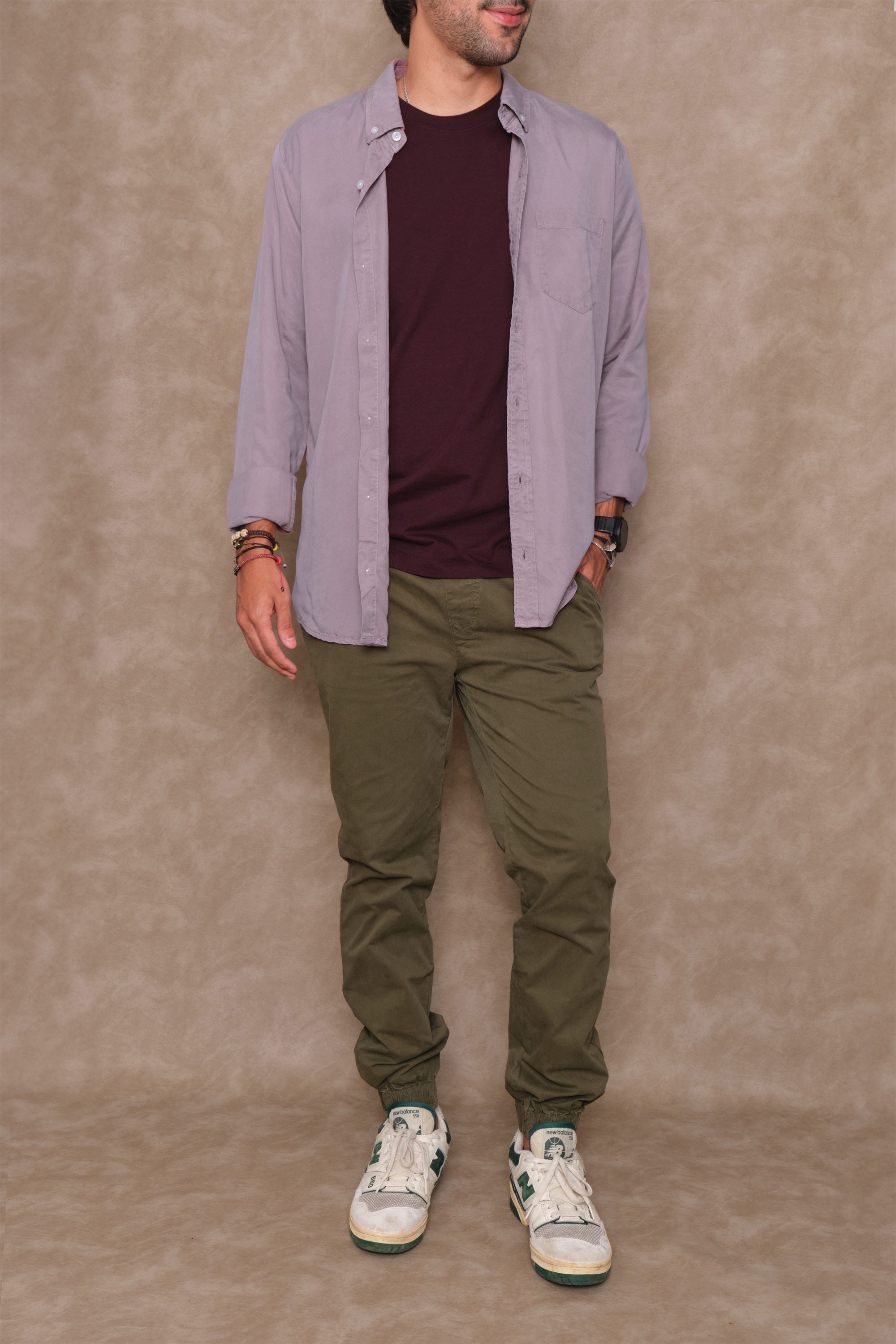 CAMISA LYOCELL BERRY