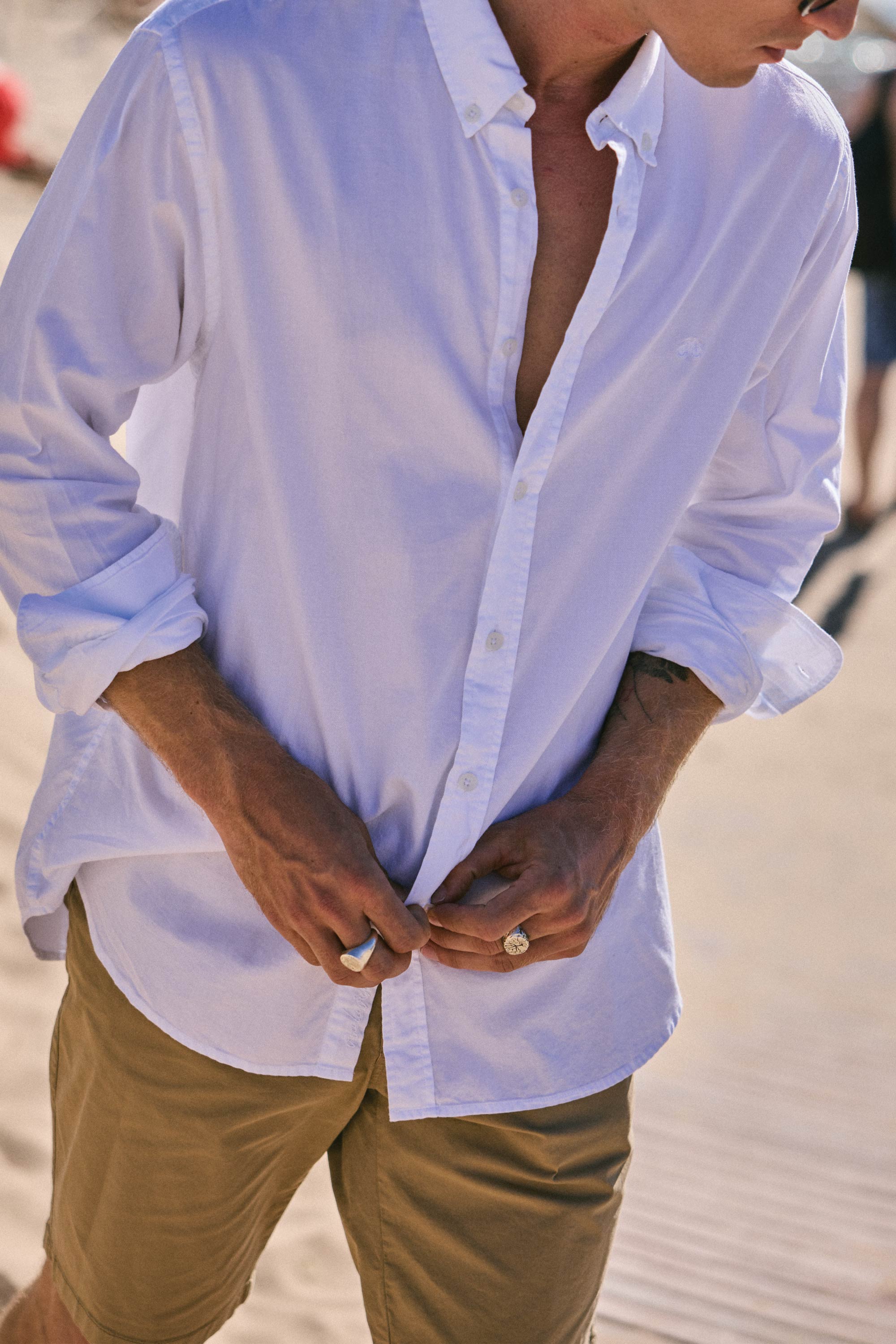 CAMISA OXFORD PIMA BLANCA