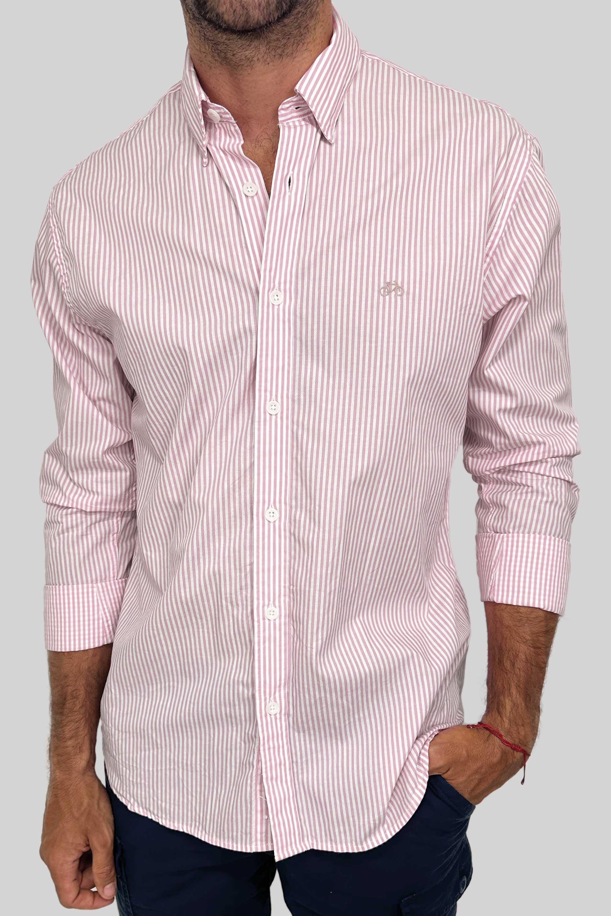 CAMISA BABY PINK LINES