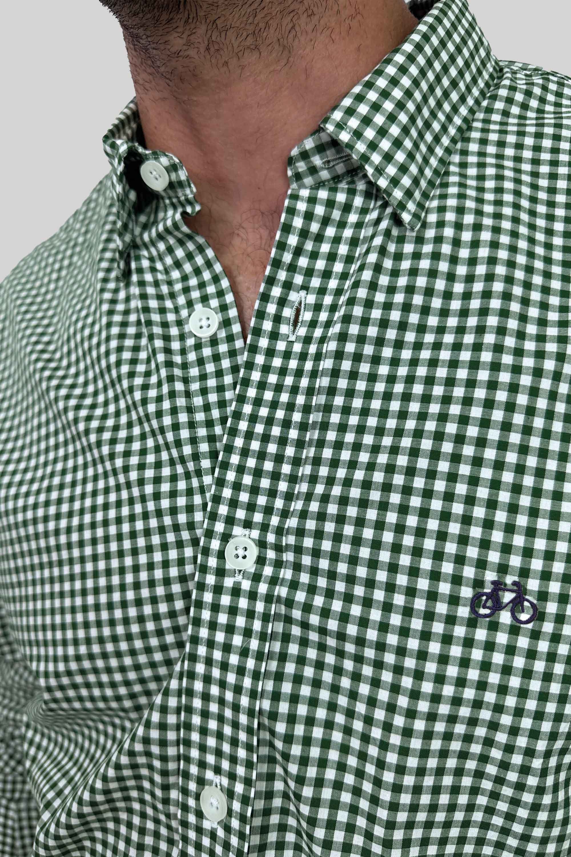 CAMISA GREEN CHESS