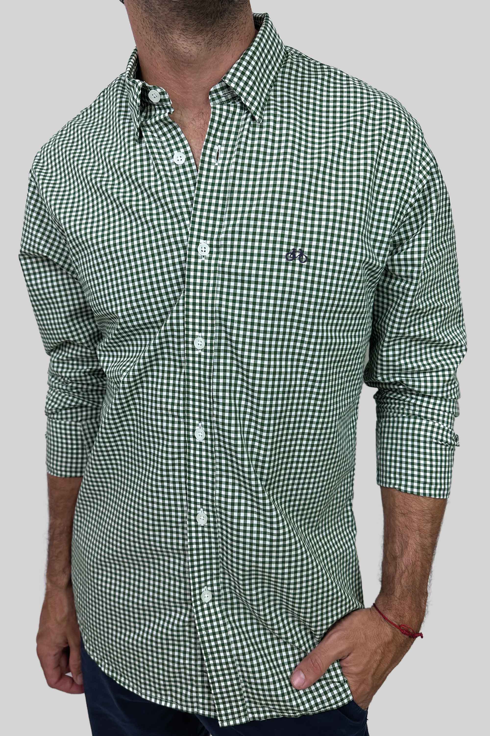 CAMISA GREEN CHESS