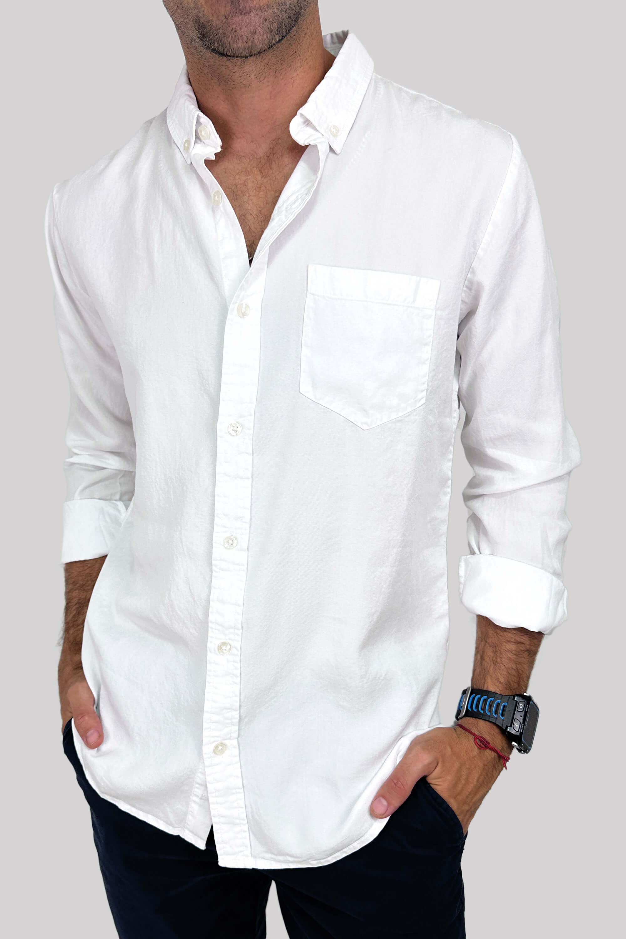 CAMISA LYOCELL BLANCA