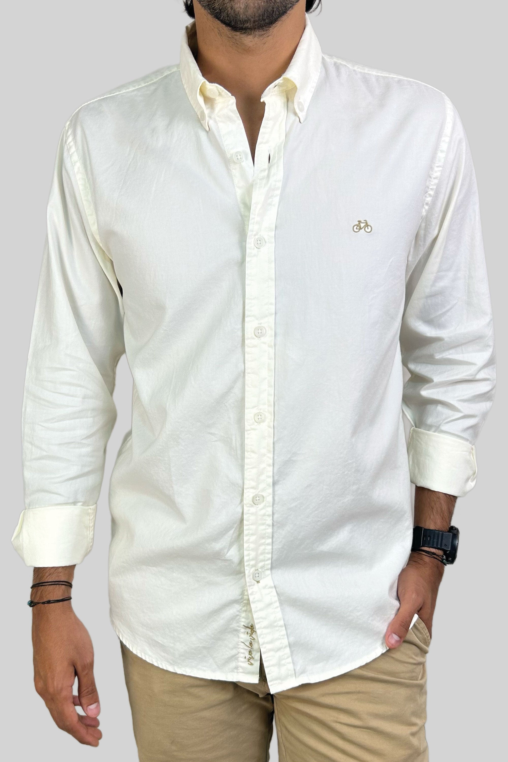 CAMISA OXFORD BONE