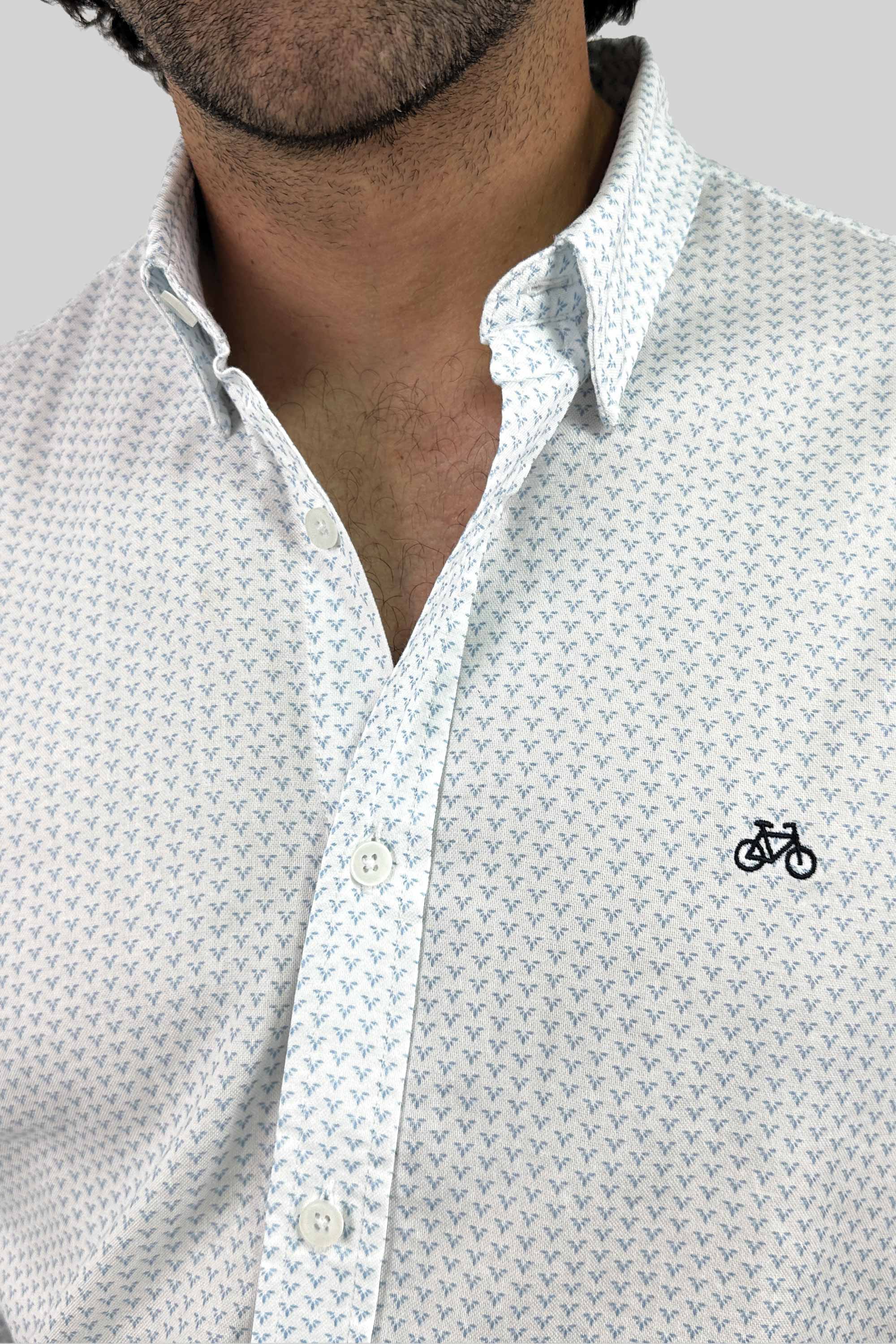 CAMISA OXFORD FLOWERS