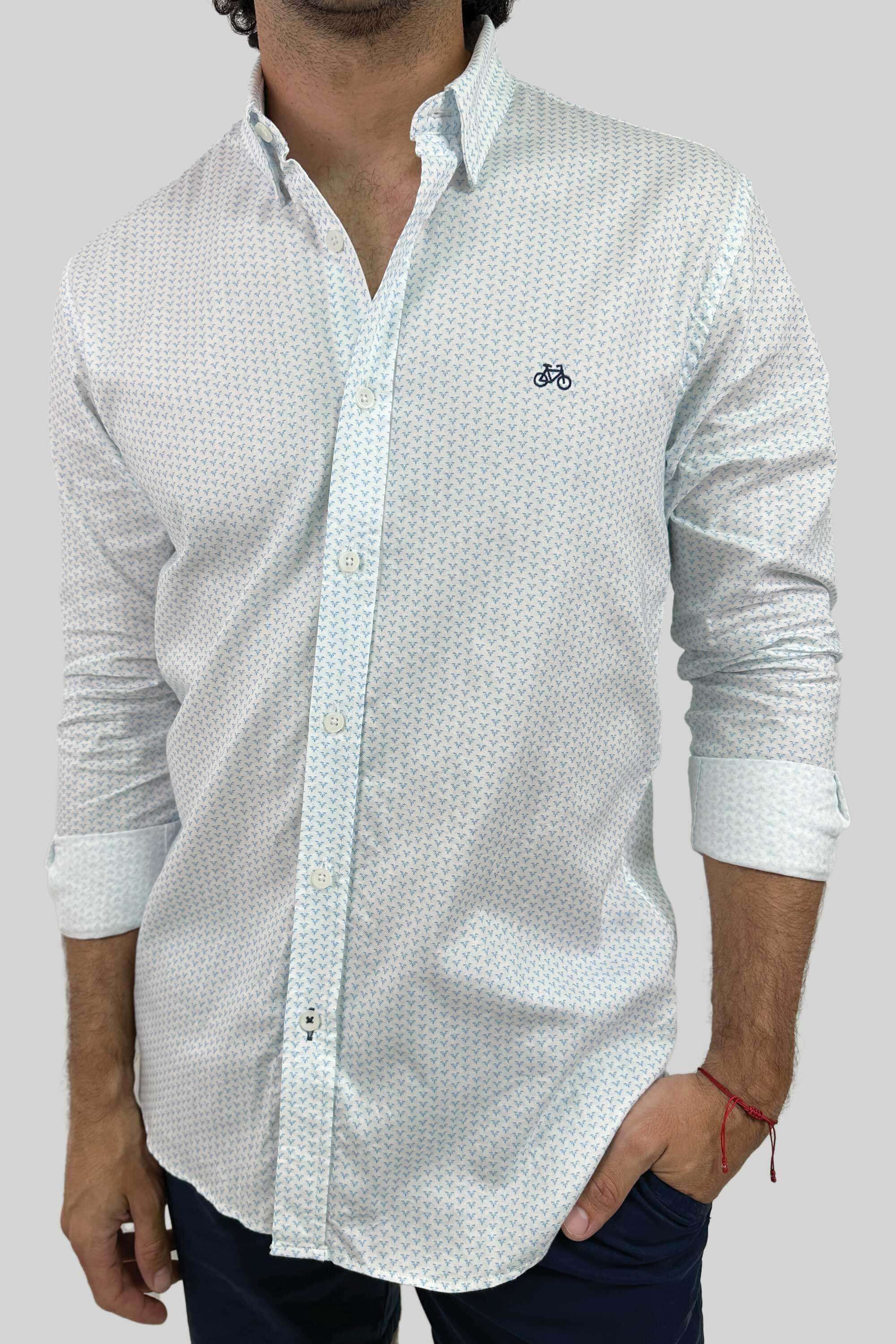 CAMISA OXFORD FLOWERS