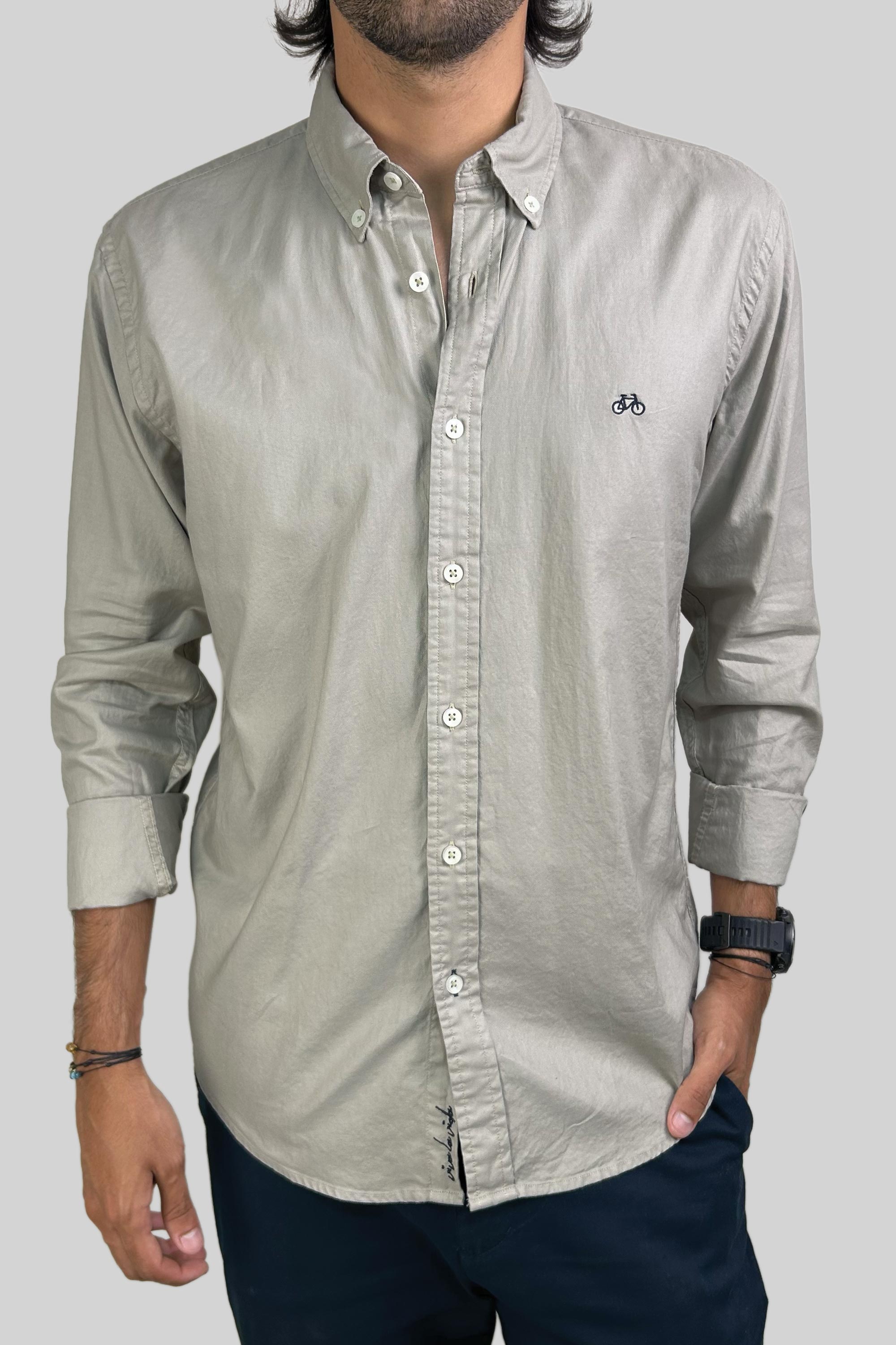 CAMISA OXFORD KHAKI