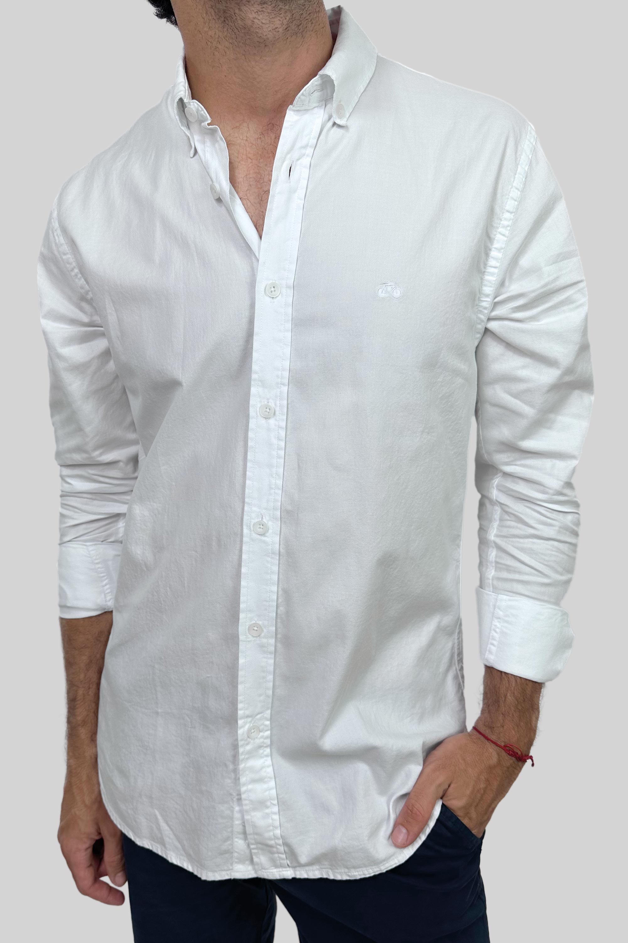 CAMISA OXFORD PIMA BLANCA