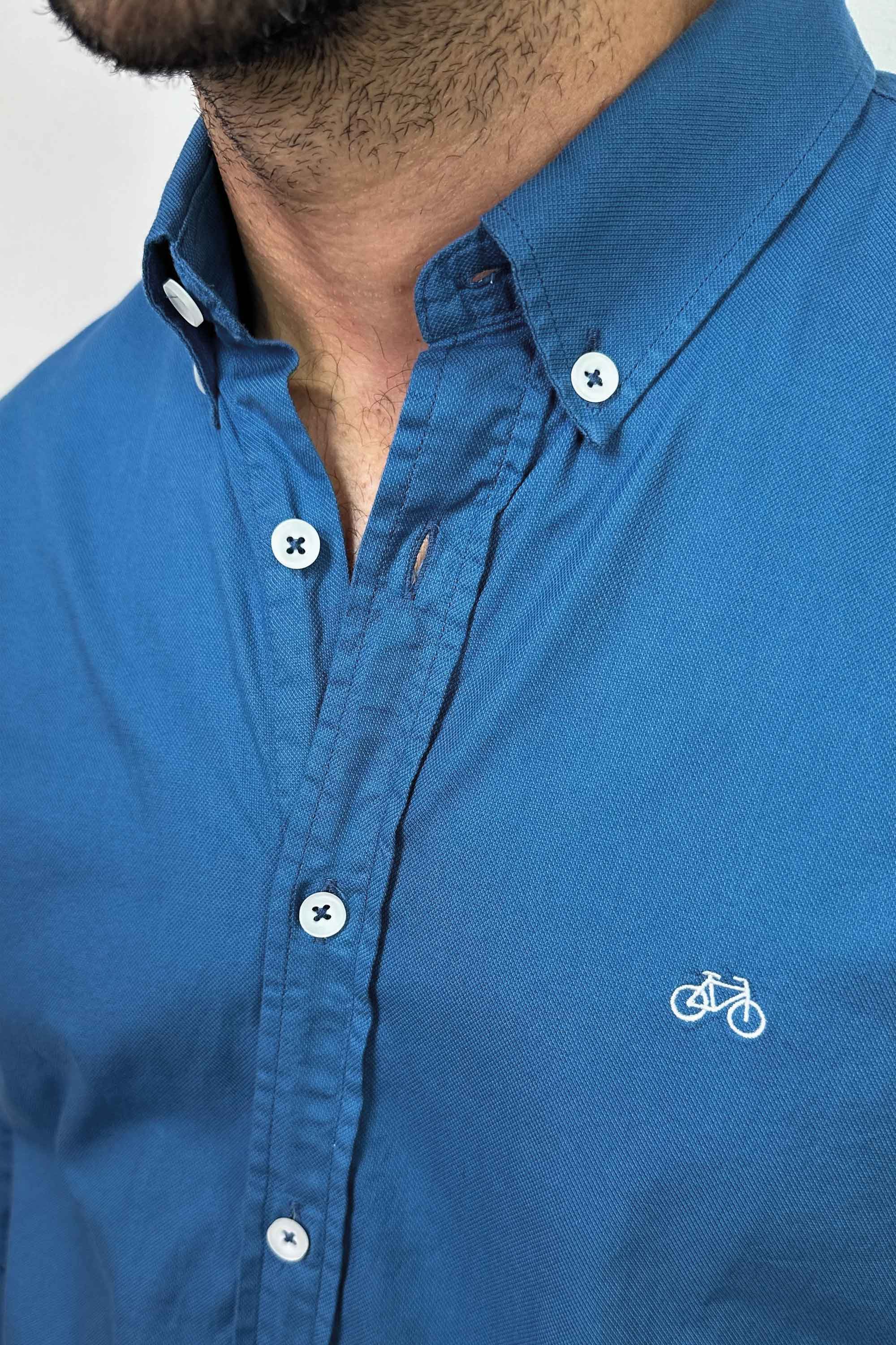 CAMISA OXFORD PIMA MIDNIGHT