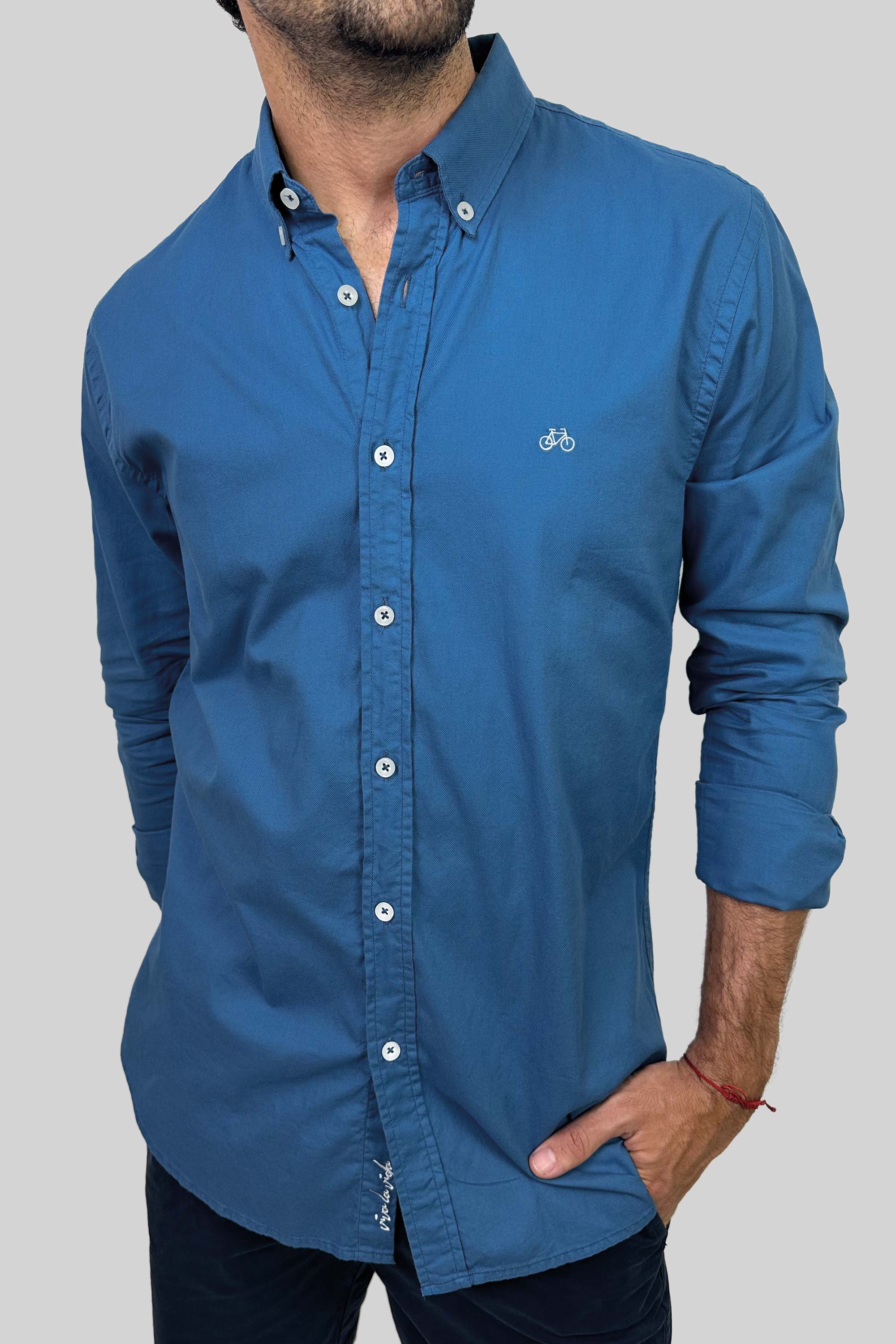 CAMISA OXFORD PIMA MIDNIGHT