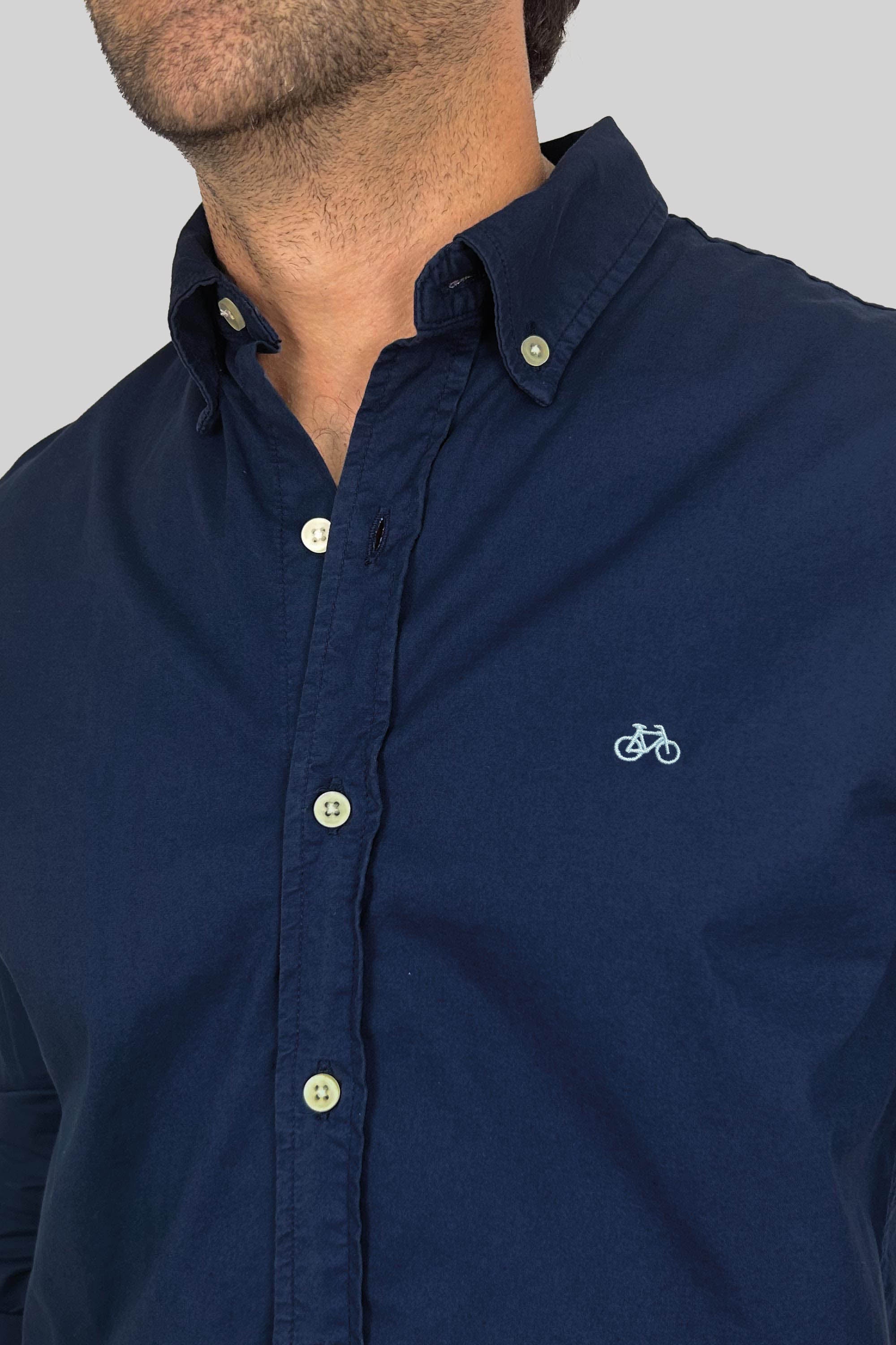 CAMISA SAN JACINTO AZUL NAVY