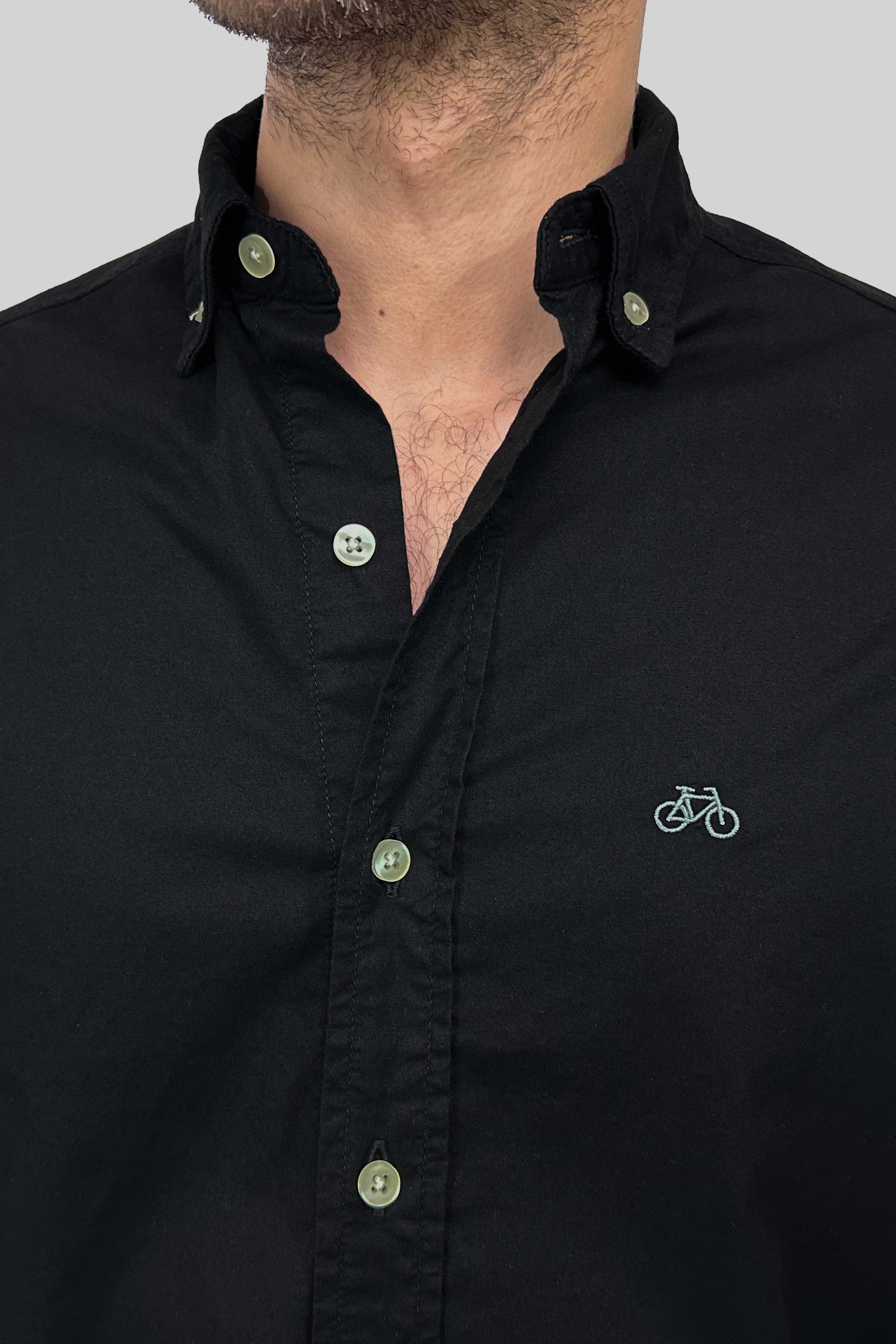 CAMISA SAN JACINTO NEGRA