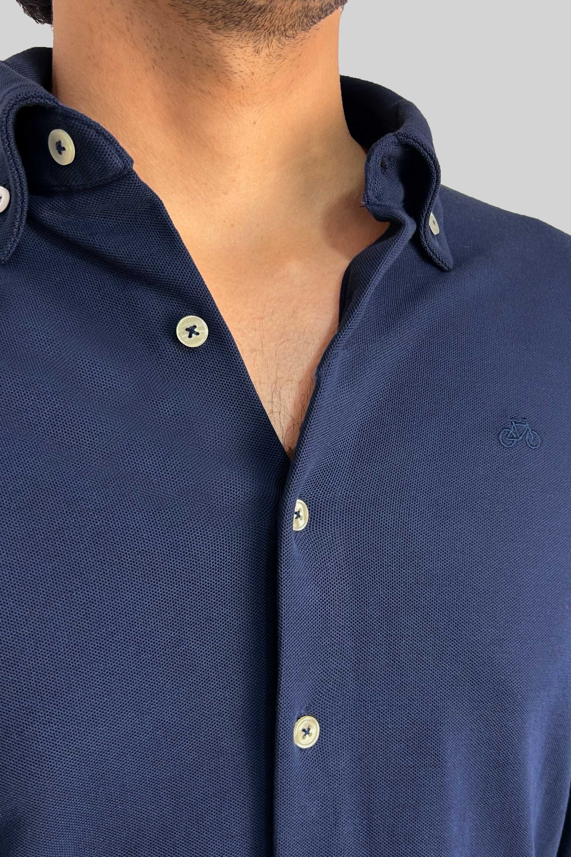 CAMISA PIQUE NAVY