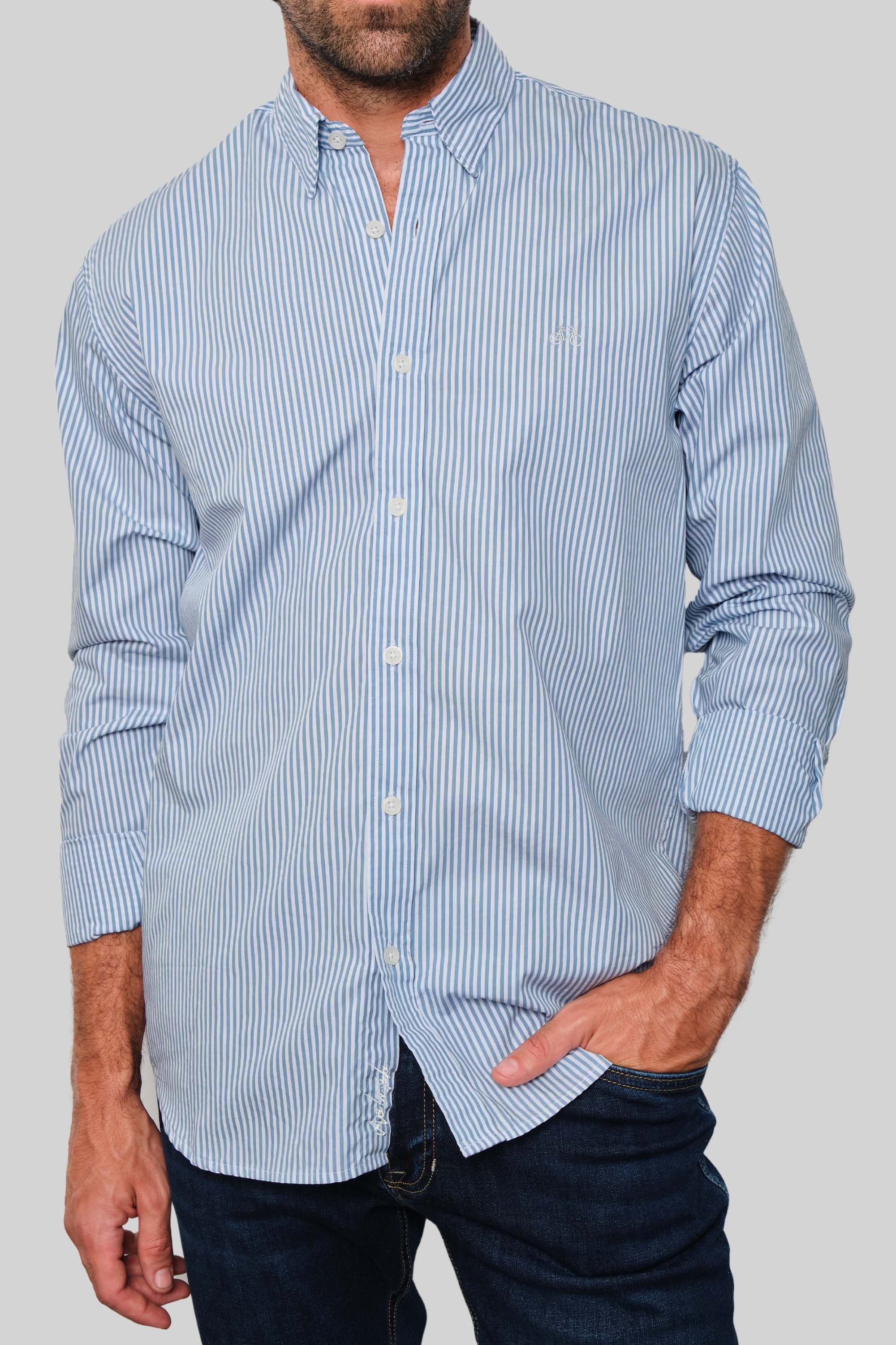 CAMISA BLUE INK LINES