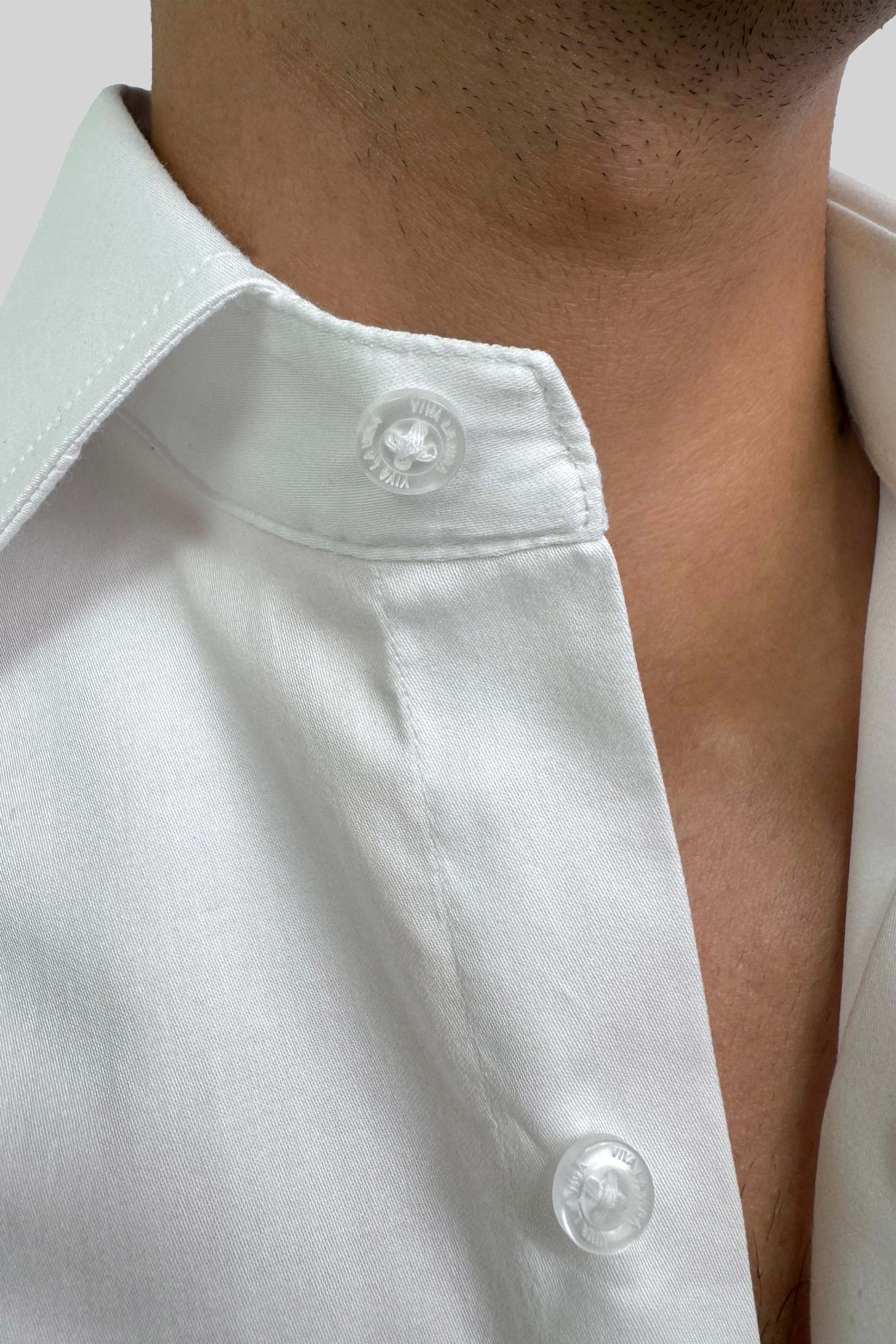 CAMISA FORMAL POPLIN BLANCA