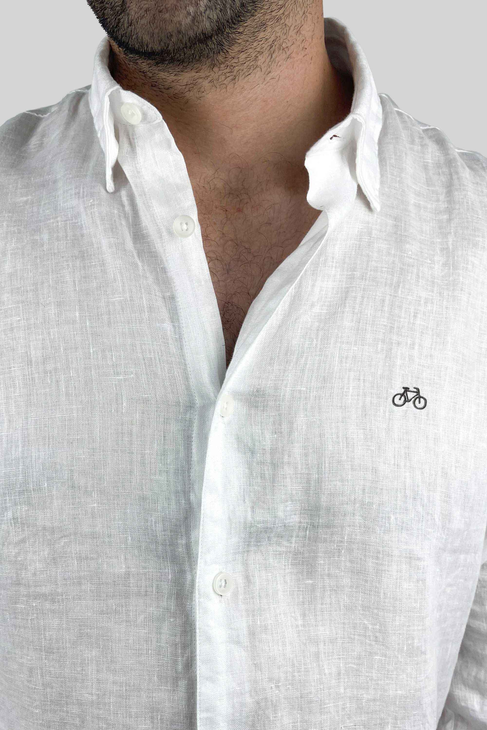 CAMISA LINO BLANCO