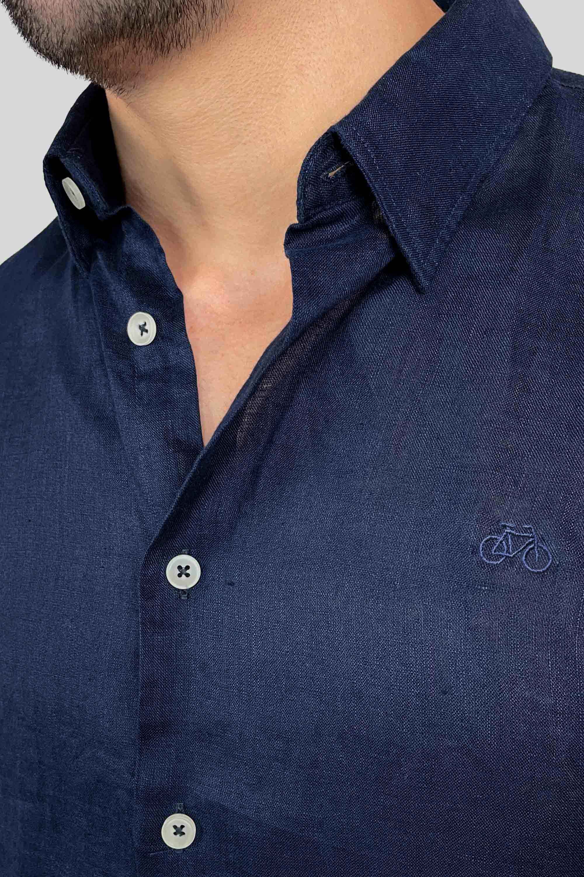 Cuello camisa lino para hombre Viva la Vida