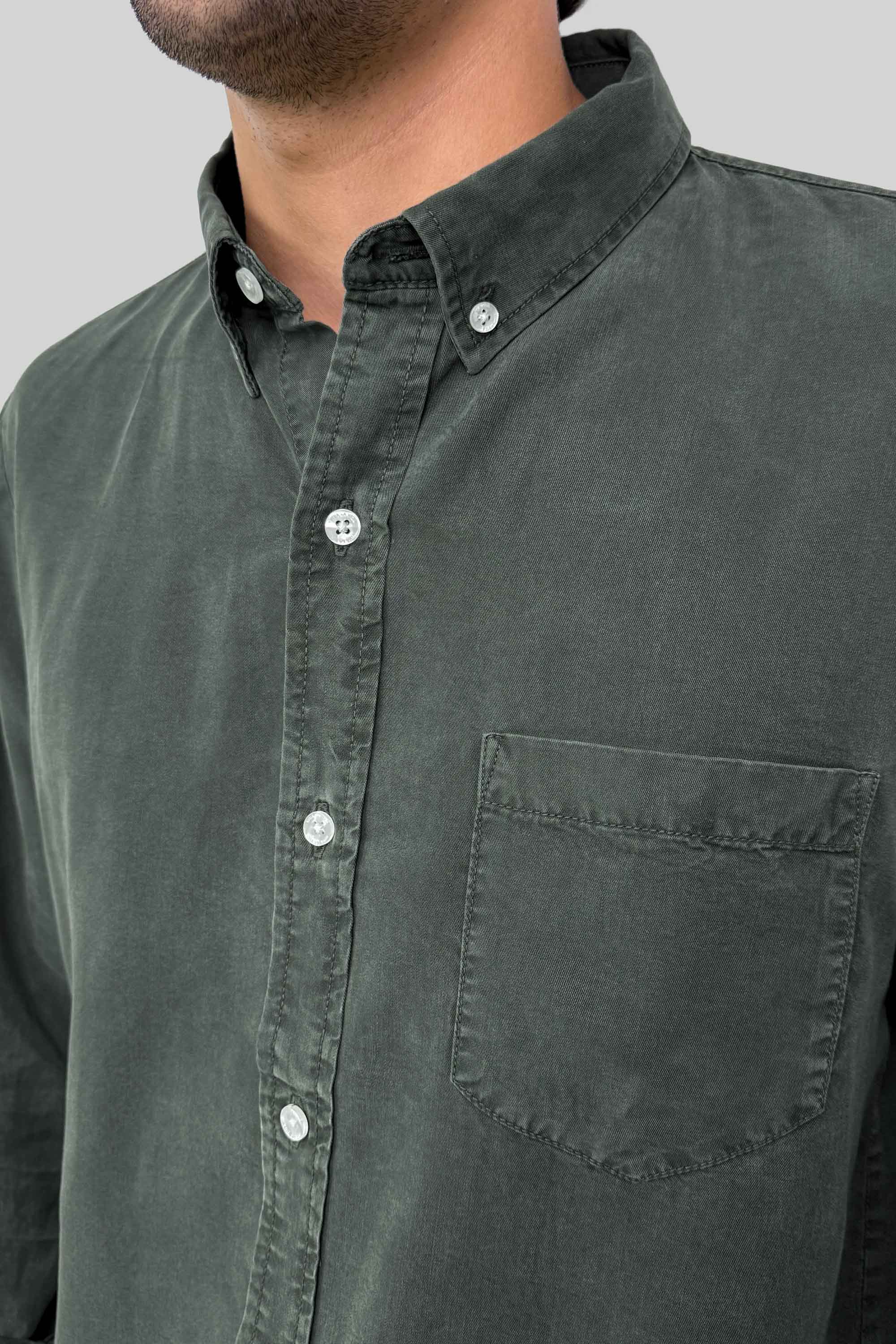 CAMISA LYOCELL OLIVE