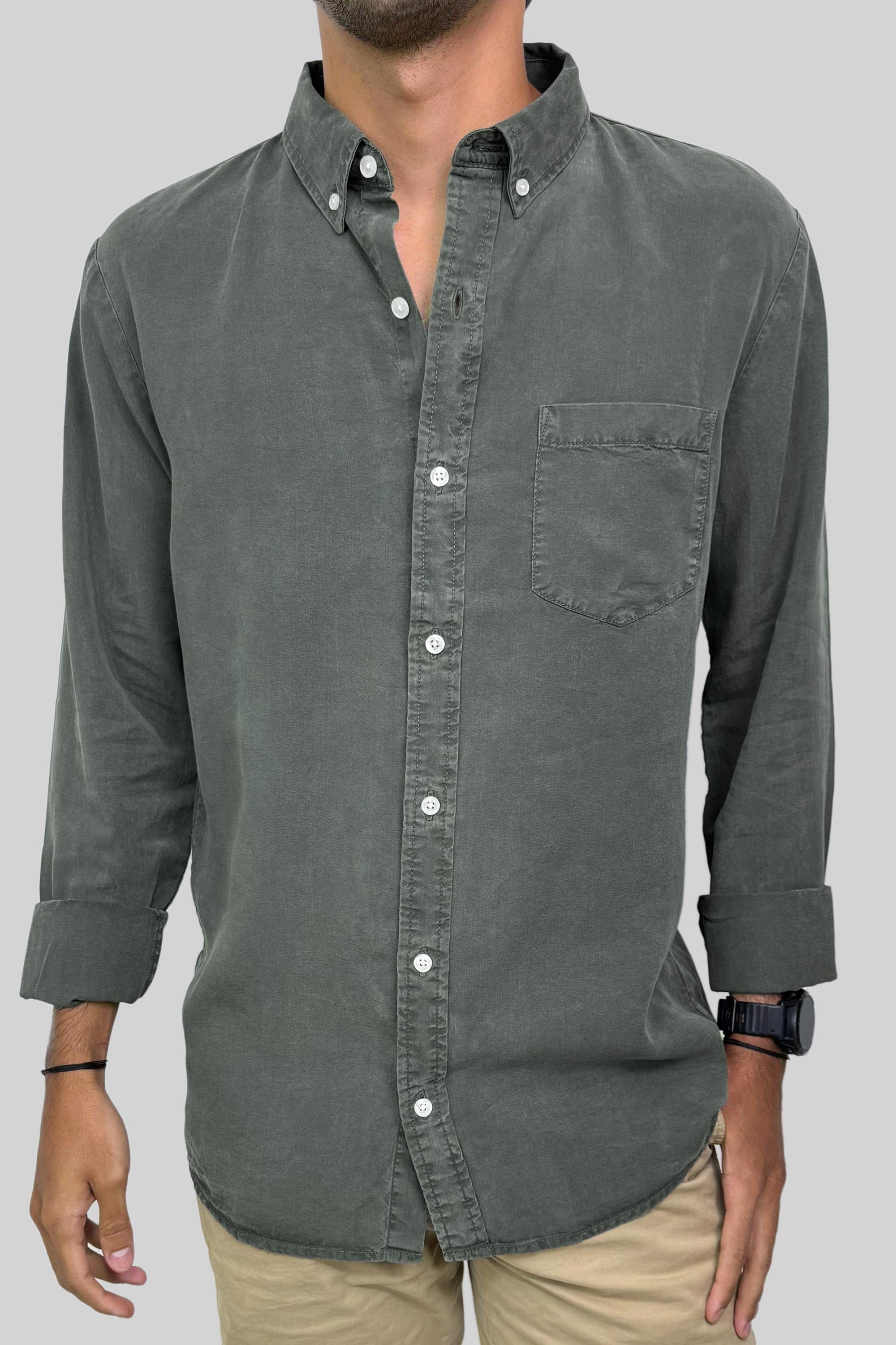 CAMISA LYOCELL OLIVE