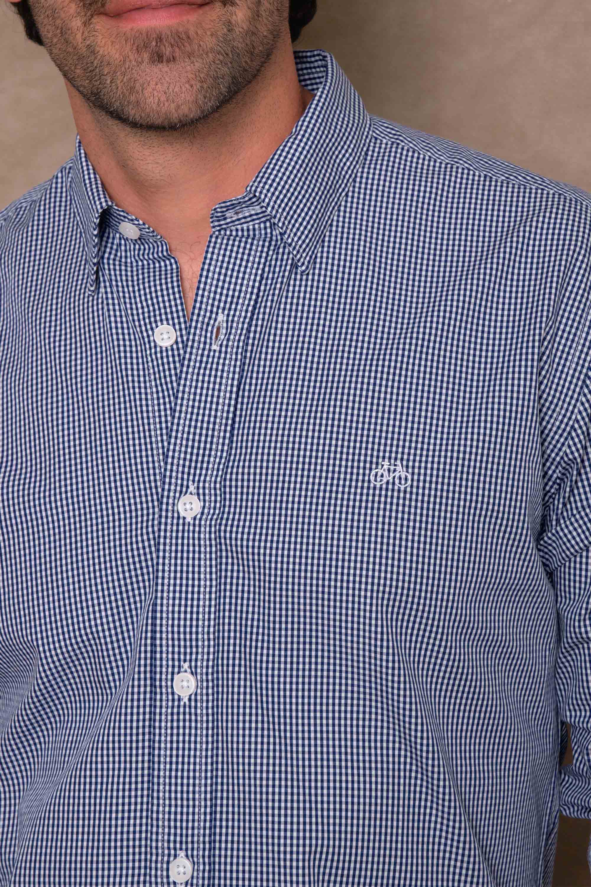 CAMISA MINI NAVY CHESS