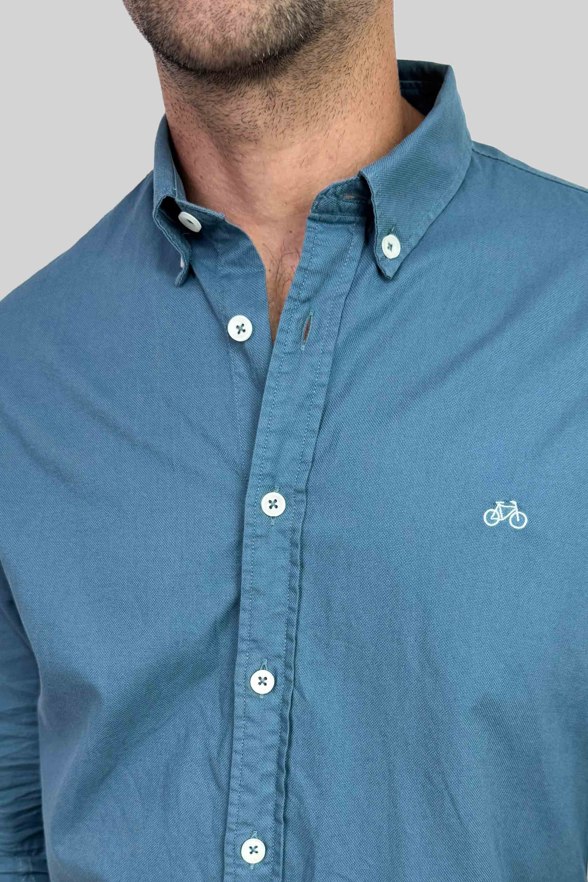 CAMISA OXFORD PIMA PISTACHO