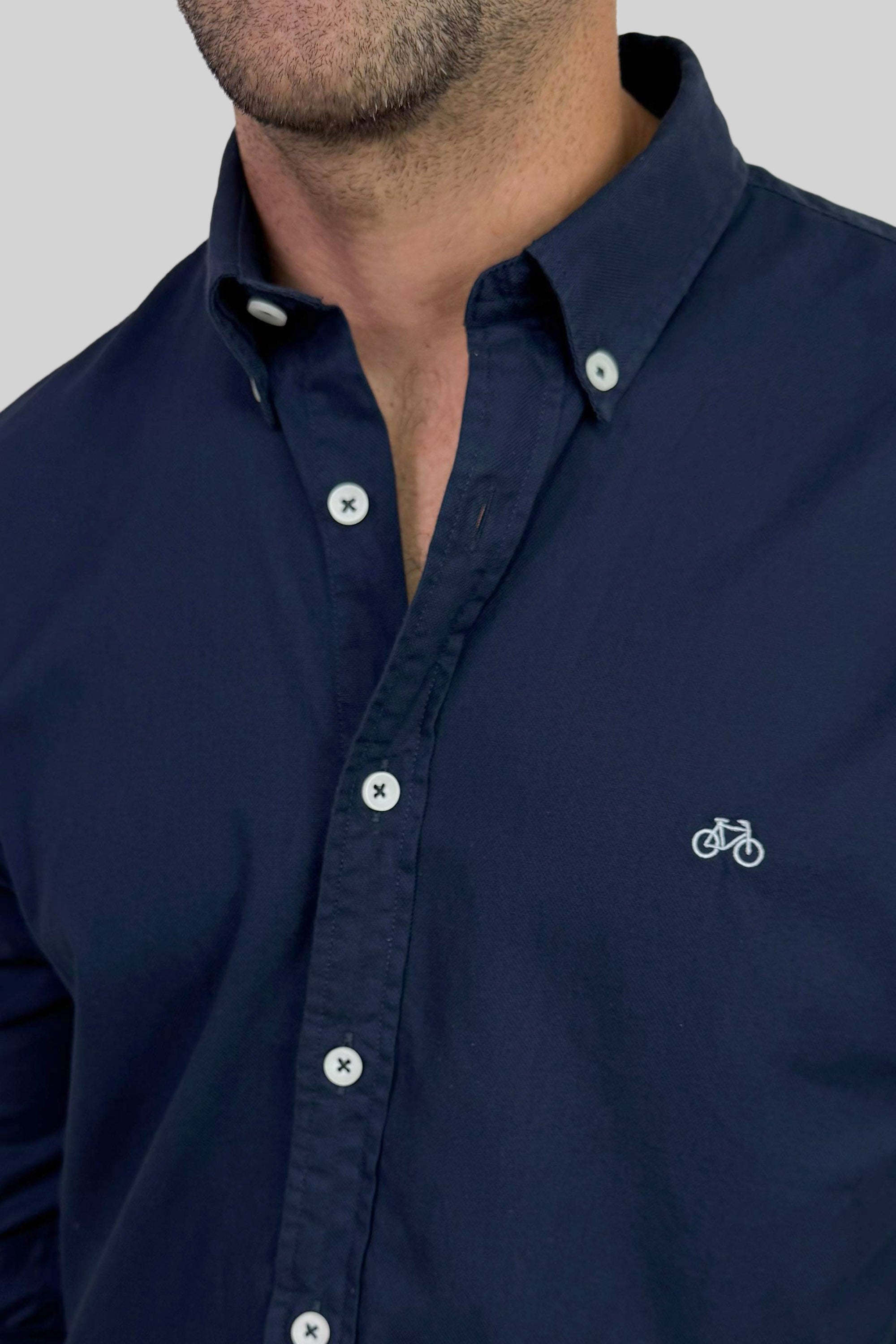 CAMISA OXFORD PIMA NAVY
