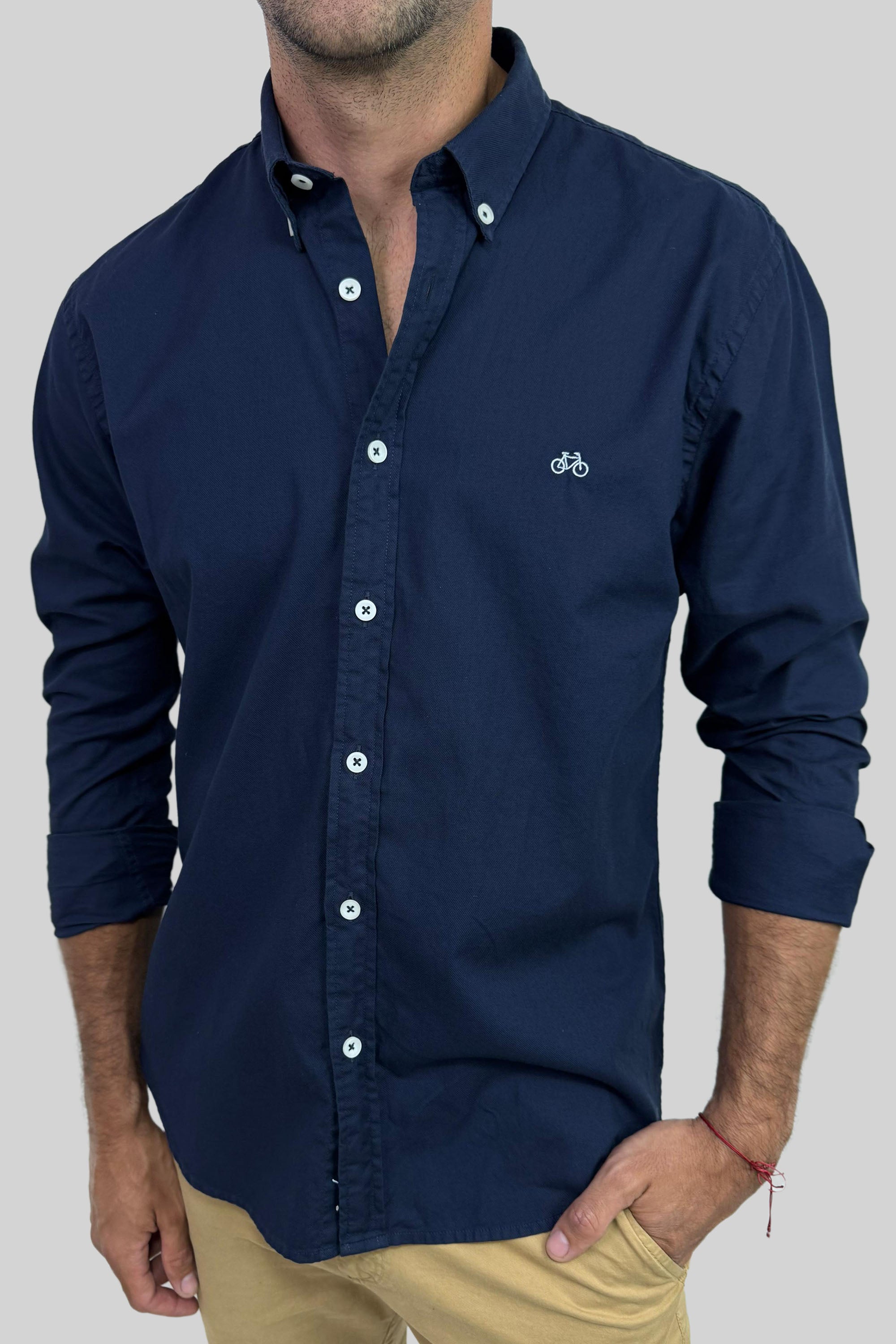 CAMISA OXFORD PIMA NAVY