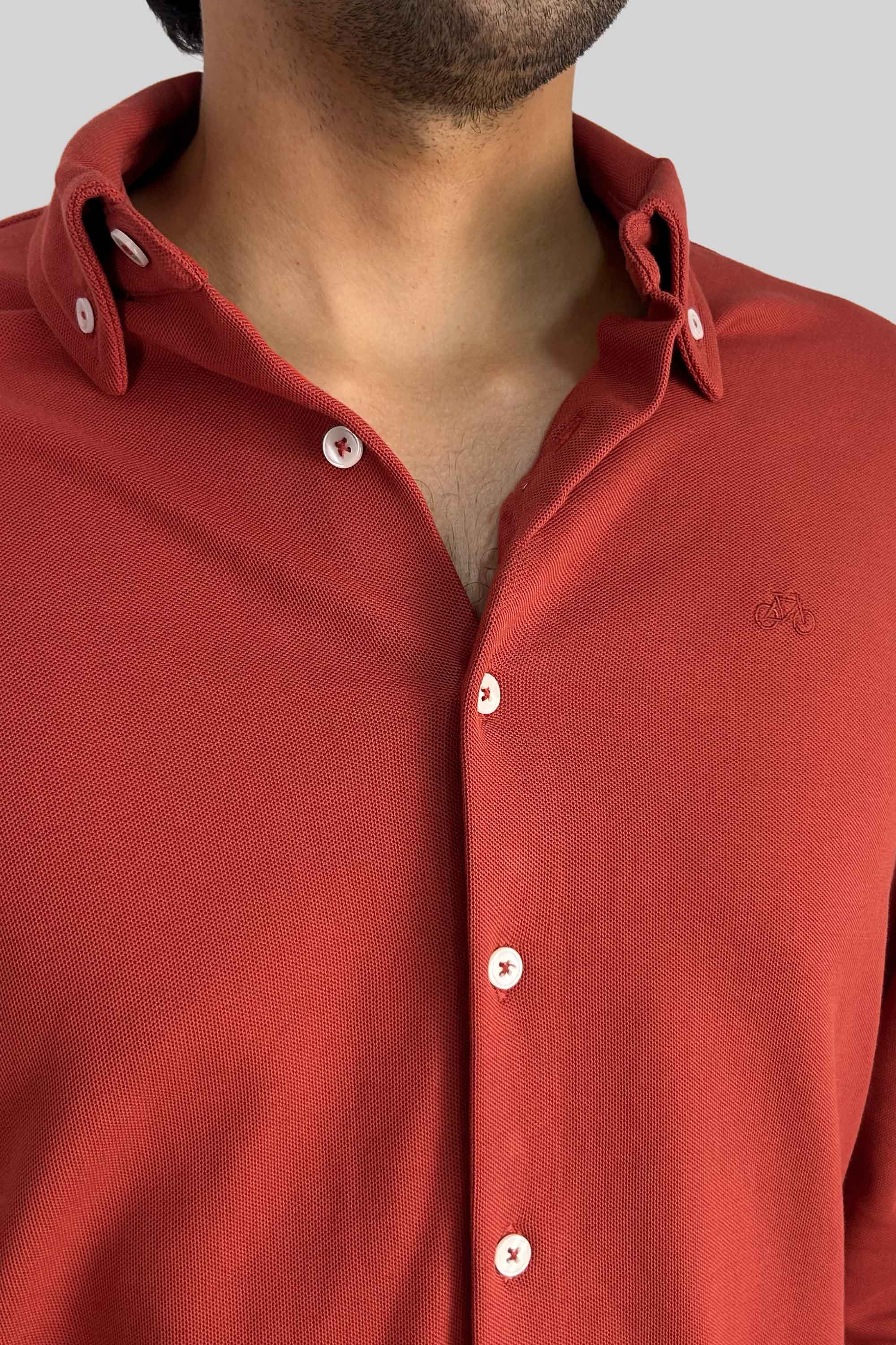 CAMISA PIQUE BRICK