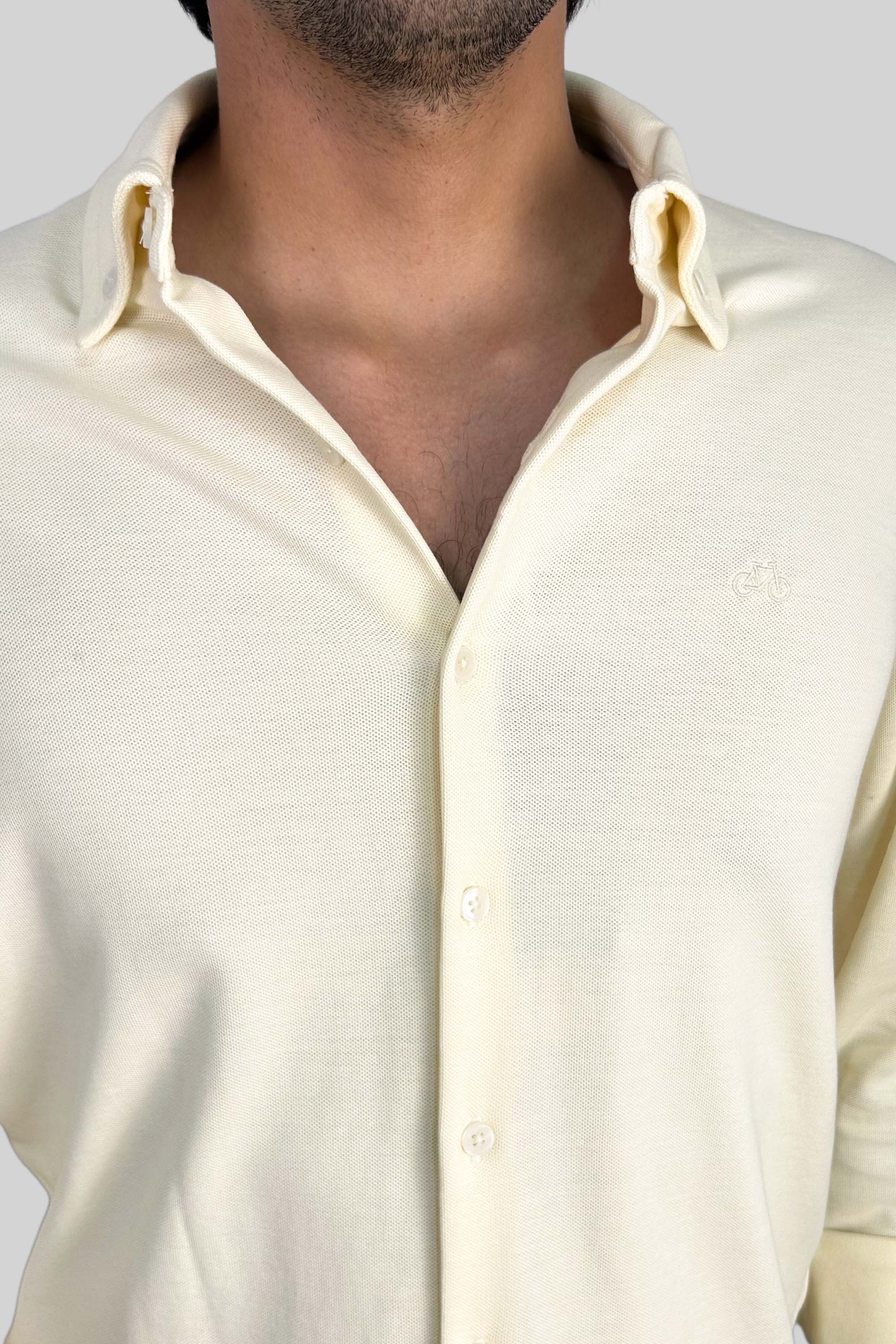 CAMISA PIQUE OFF WHITE