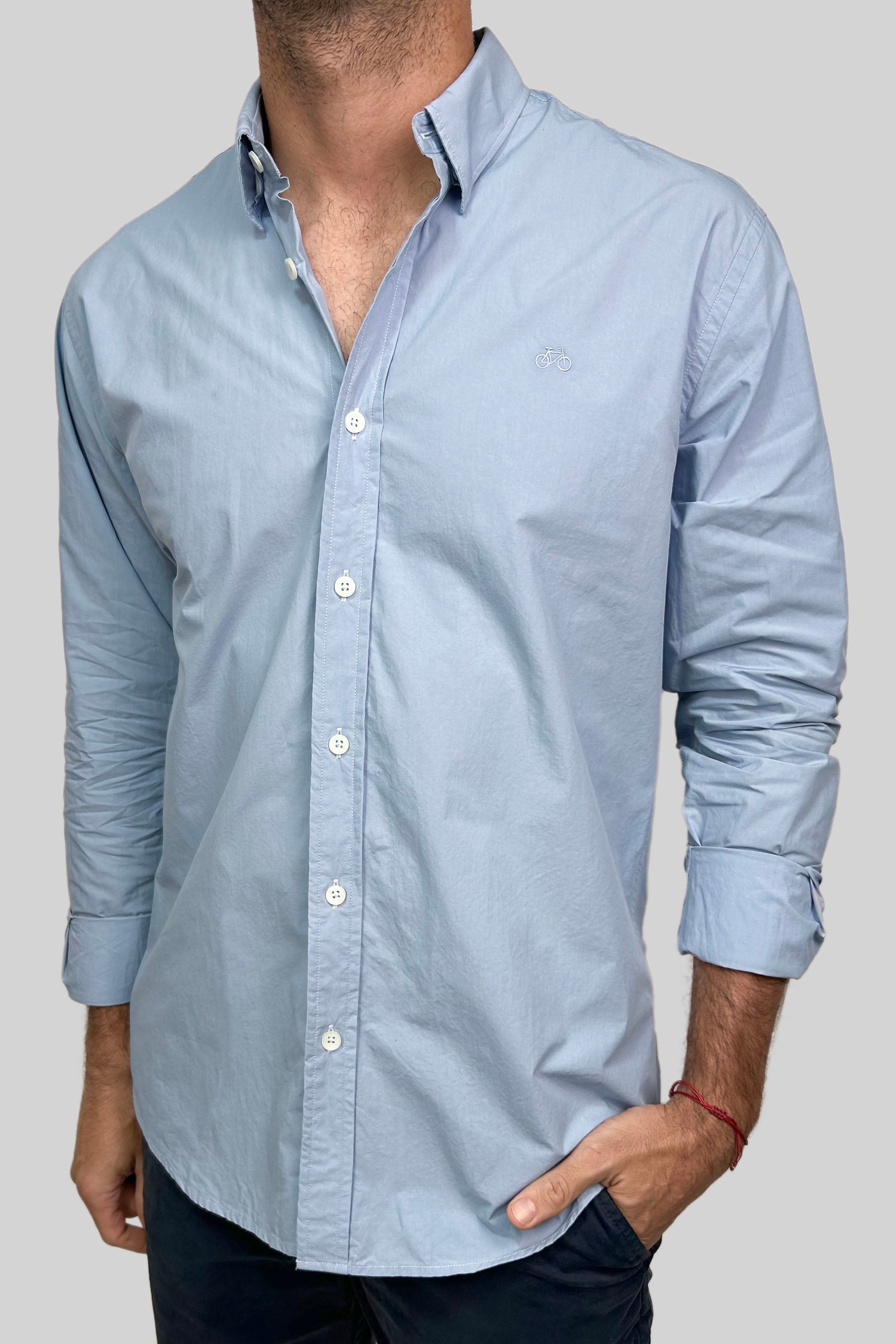 CAMISA PLAIN BLUE
