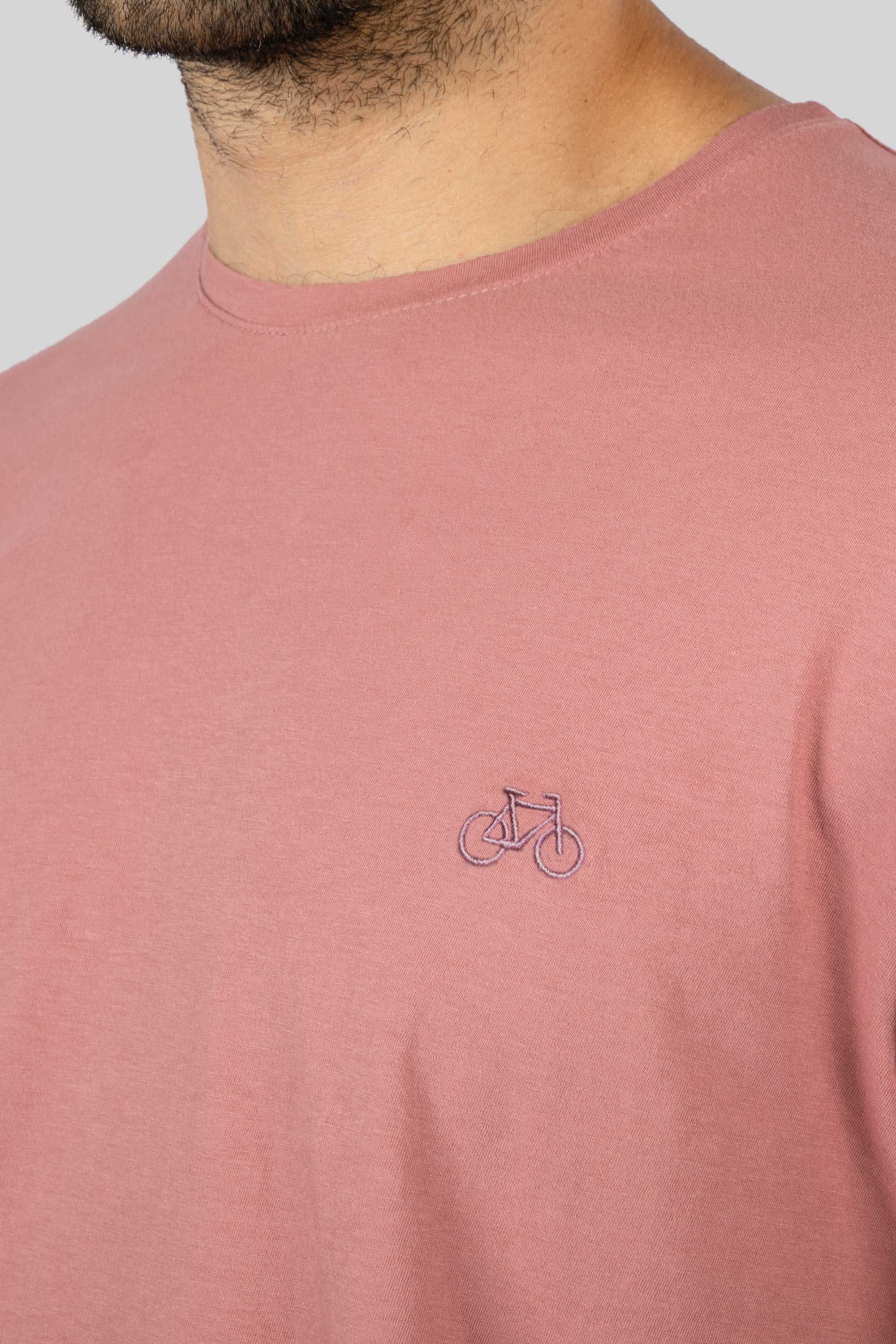 CAMISETA BÁSICA ROSA VIEJO