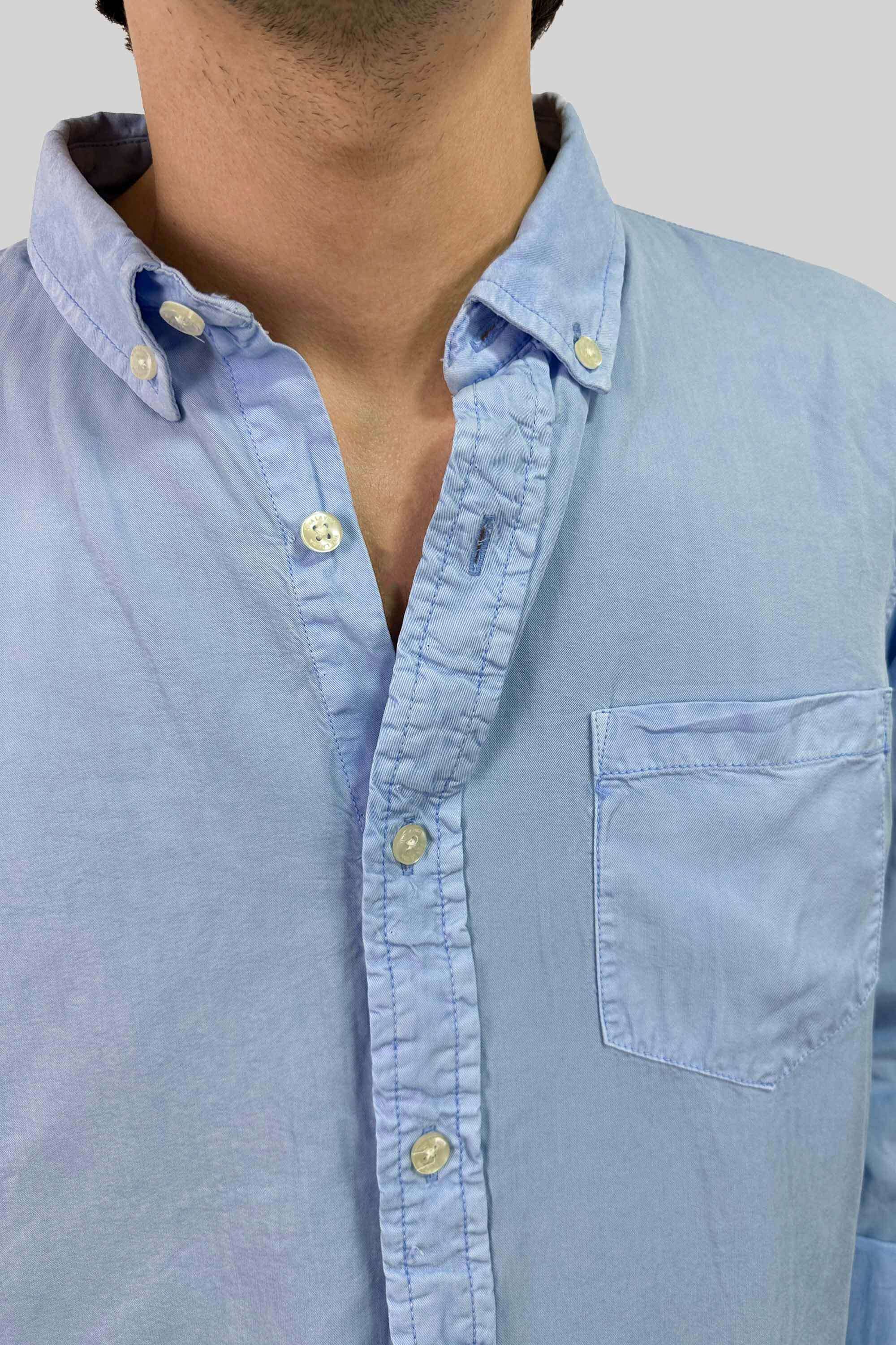 CAMISA LYOCELL BABY BLUE