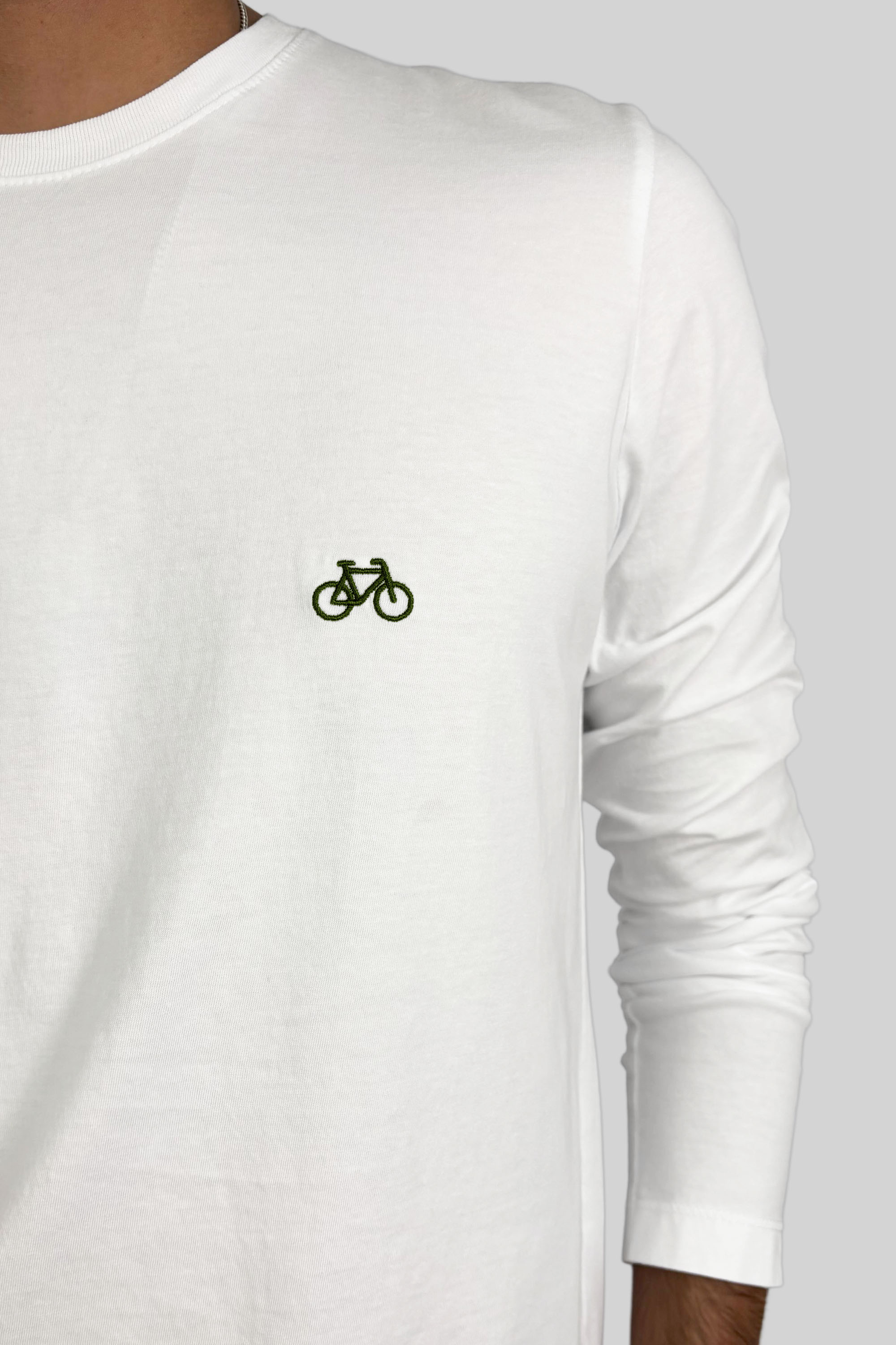 CAMISETA MANGA LARGA BLANCA