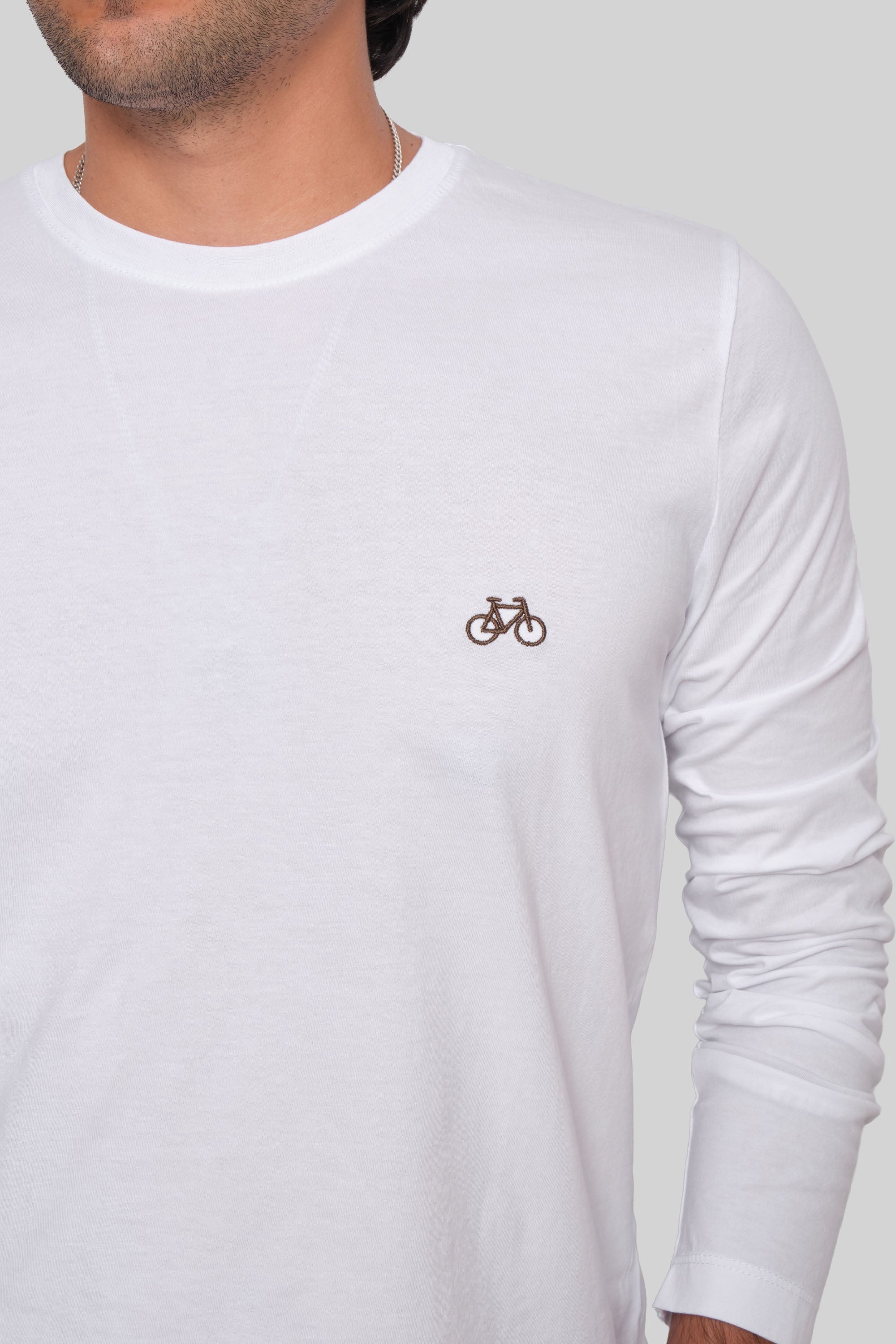 CAMISETA MANGA LARGA BLANCA