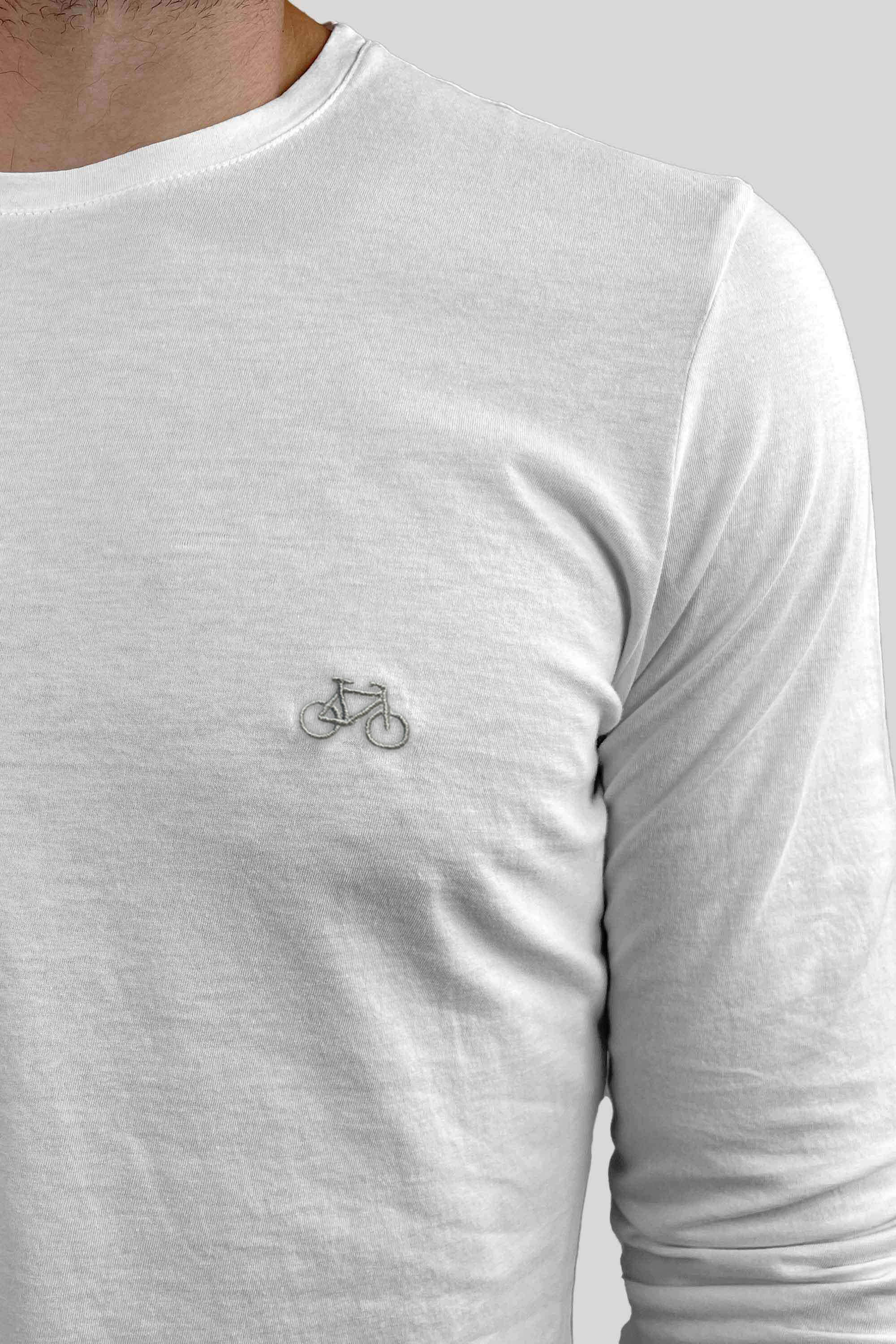 CAMISETA MANGA LARGA BLANCA