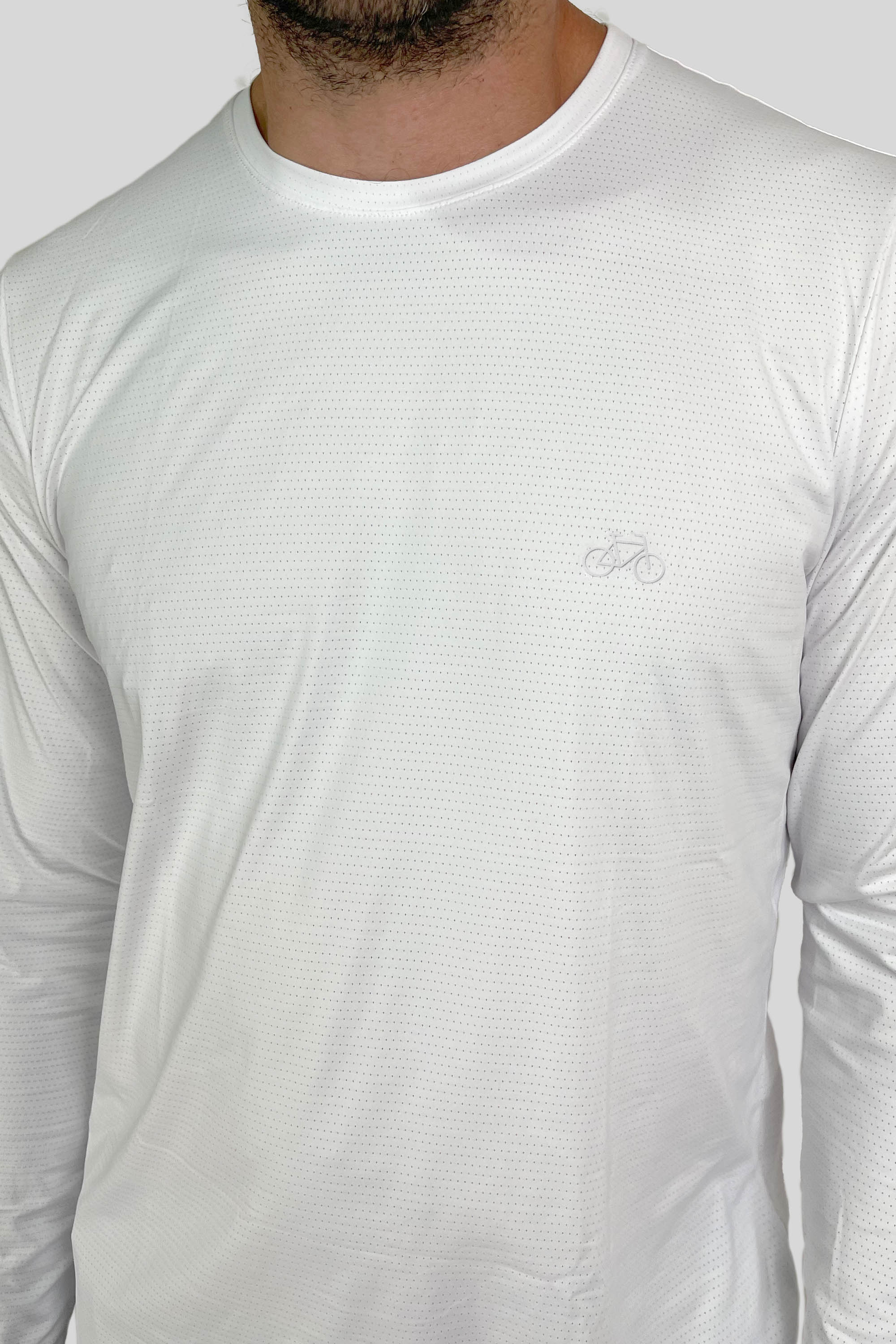 CAMISETA MANGA LARGA SPORT BLANCA