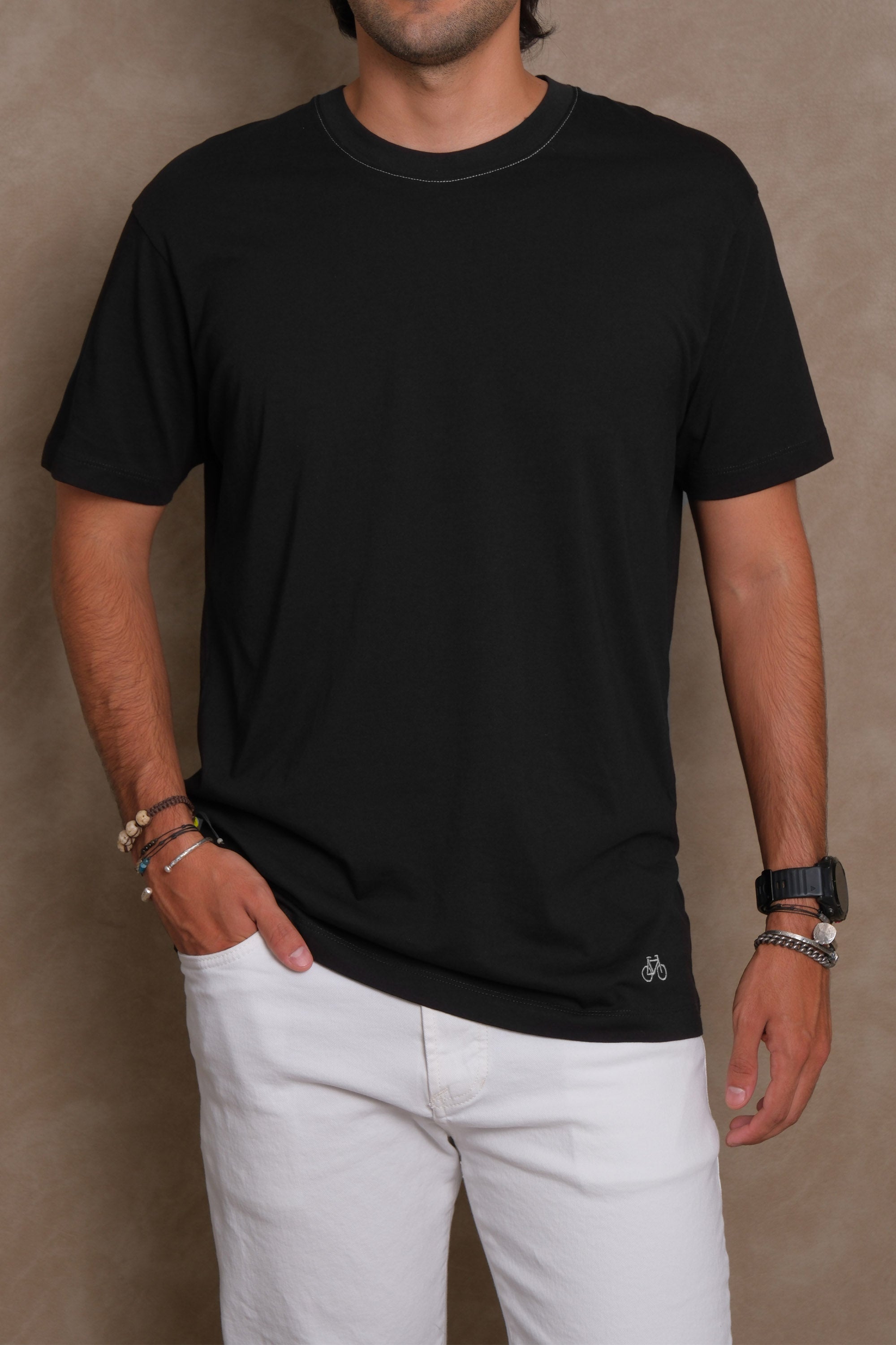 CAMISETA STITCH BLACK GREY