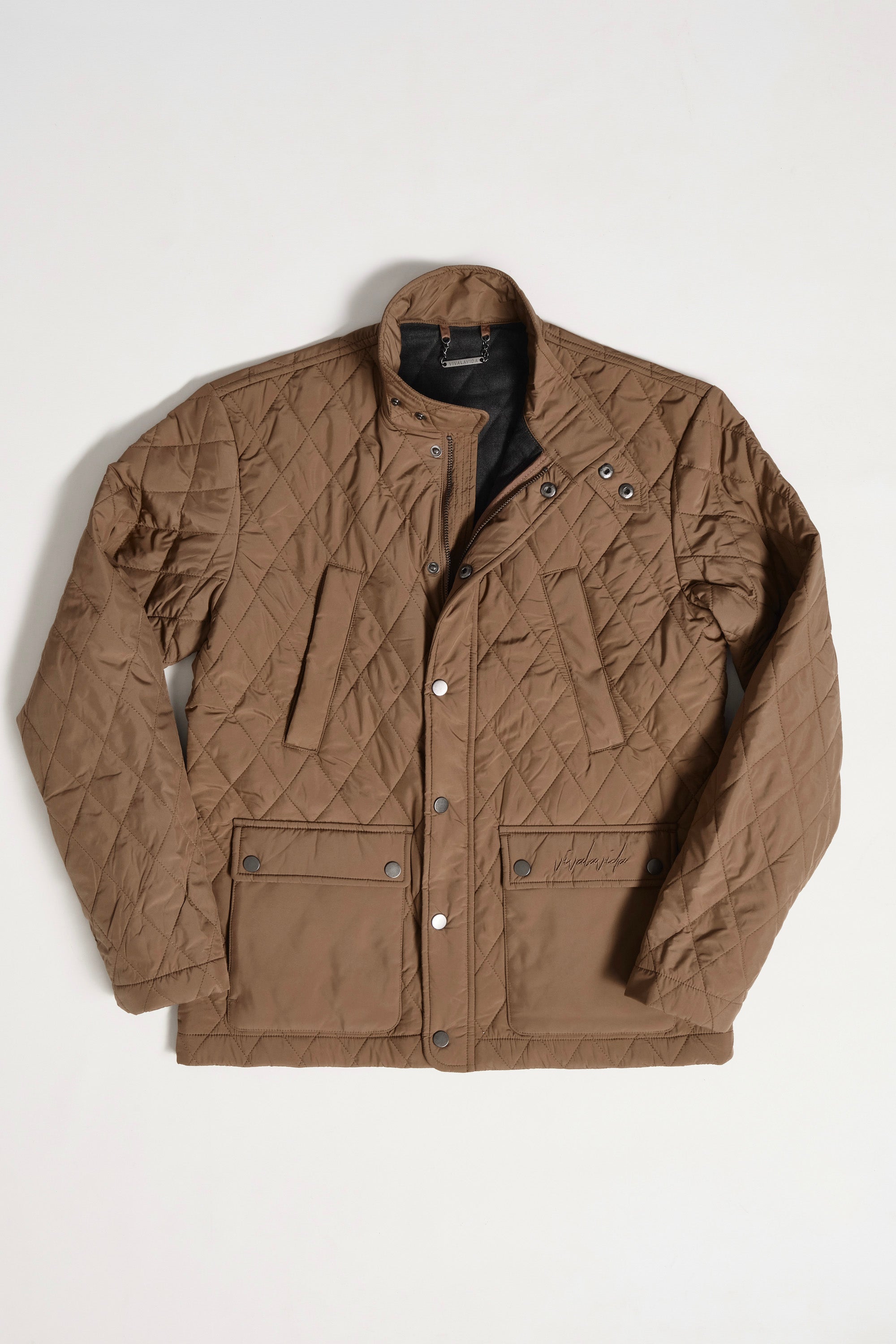QUILTED JACKET MOCHA