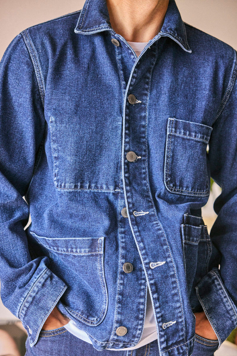 CHAQUETA POCKET DENIM