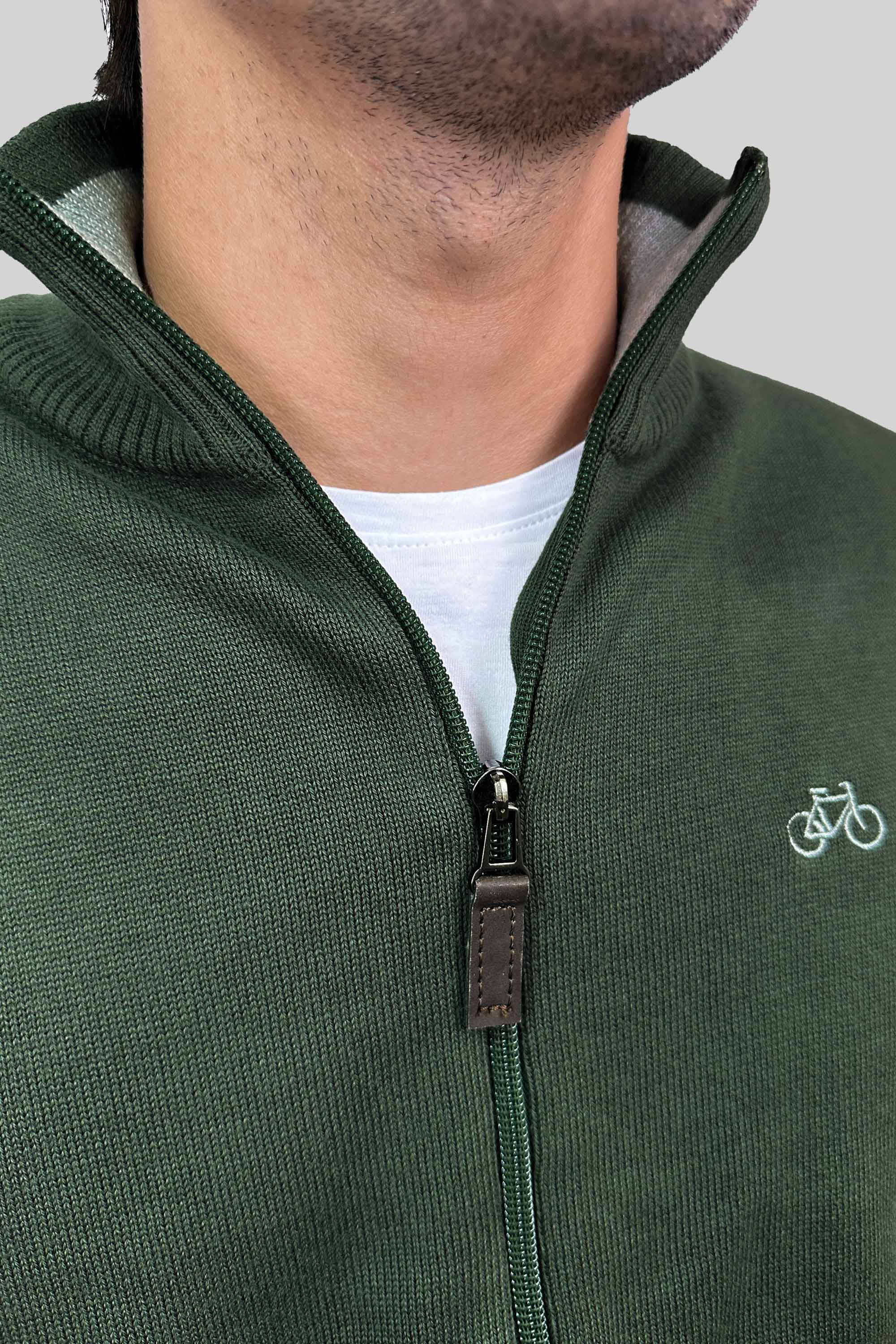 SACO FULL ZIP MILITAR