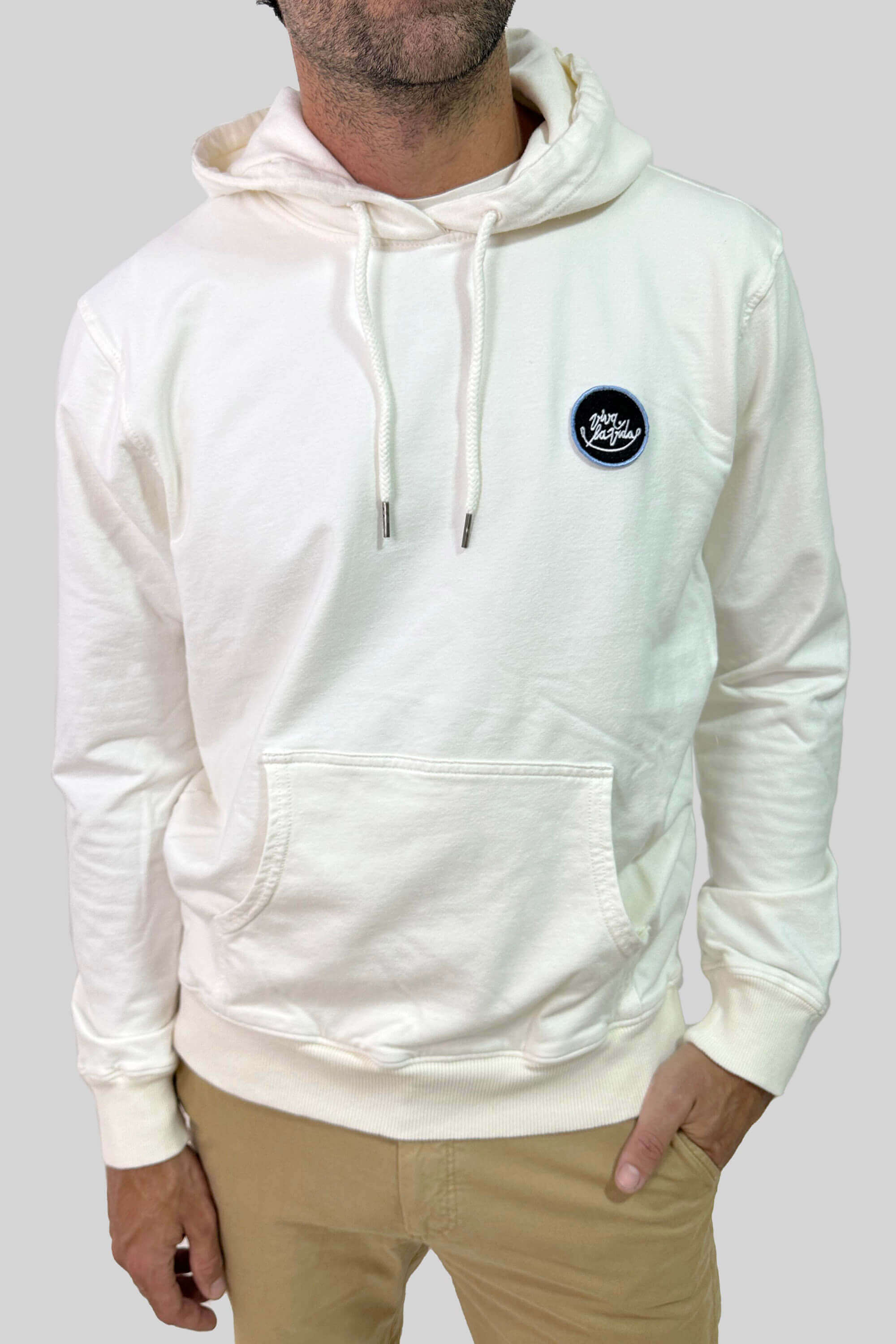 HOODIE VLV OFF WHITE