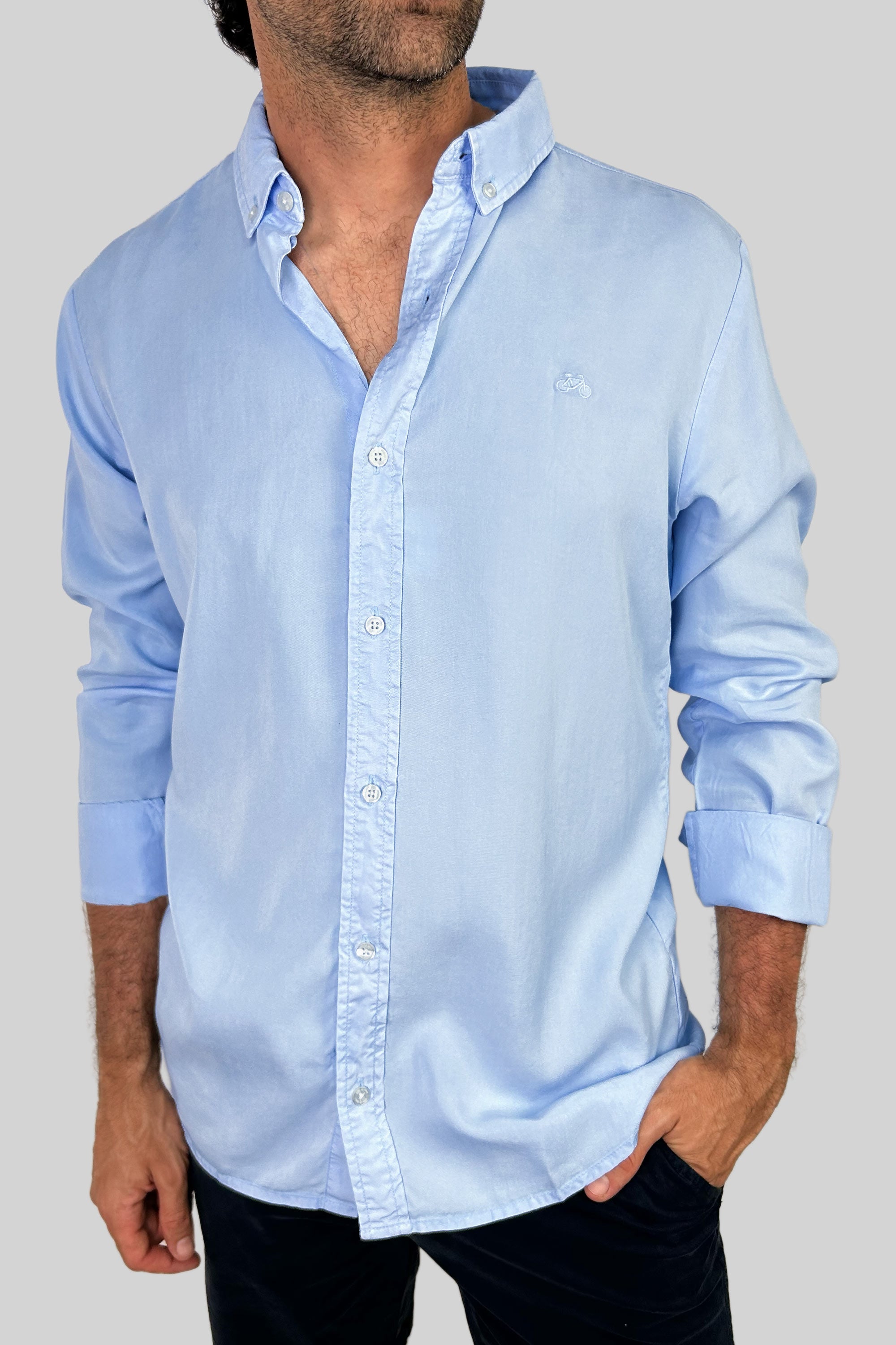 CAMISA LYOCELL NP ICE