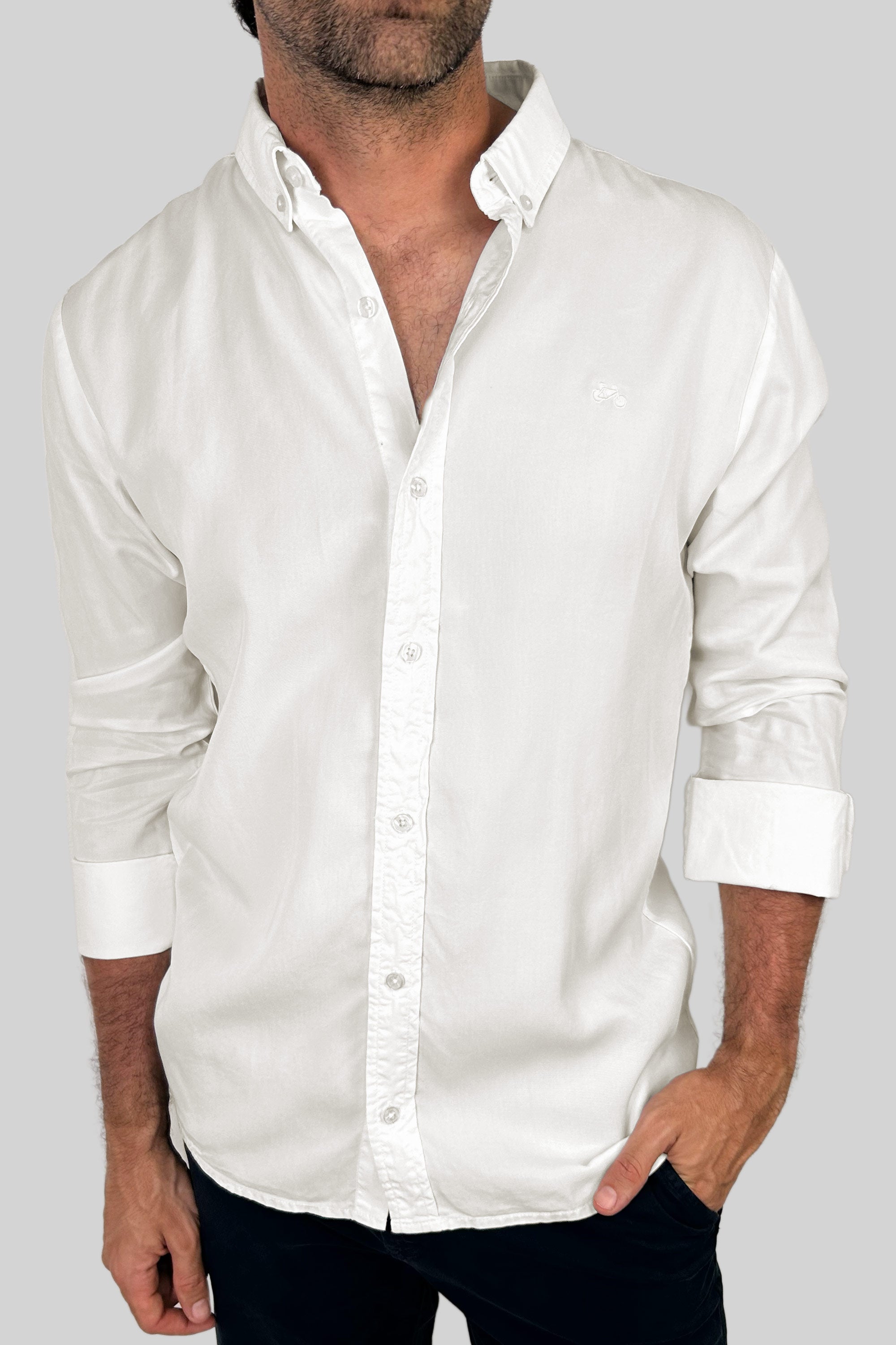 CAMISA LYOCELL NP CREAM