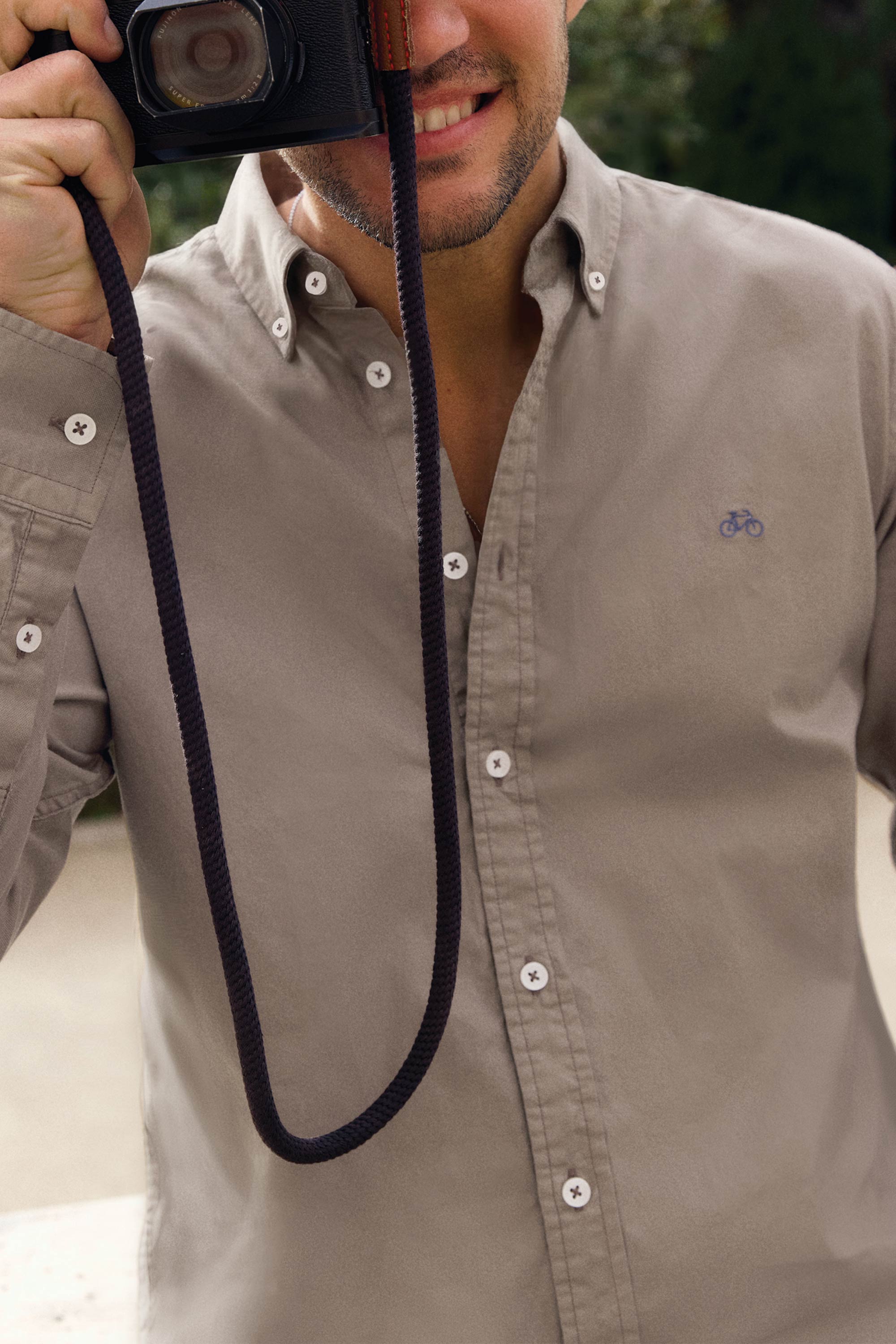 CAMISA OXFORD KHAKI