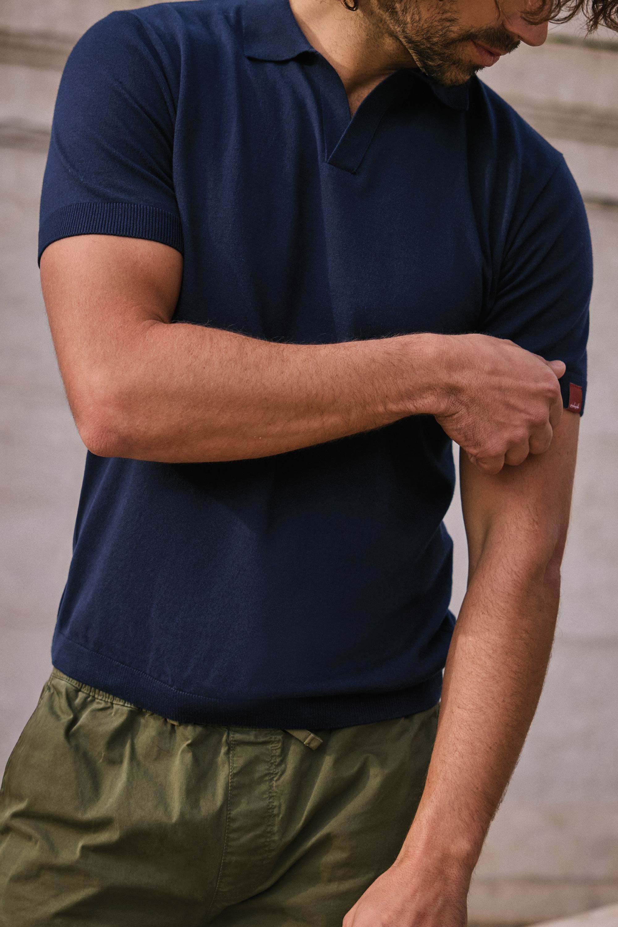 POLO TEJIDA NAVY