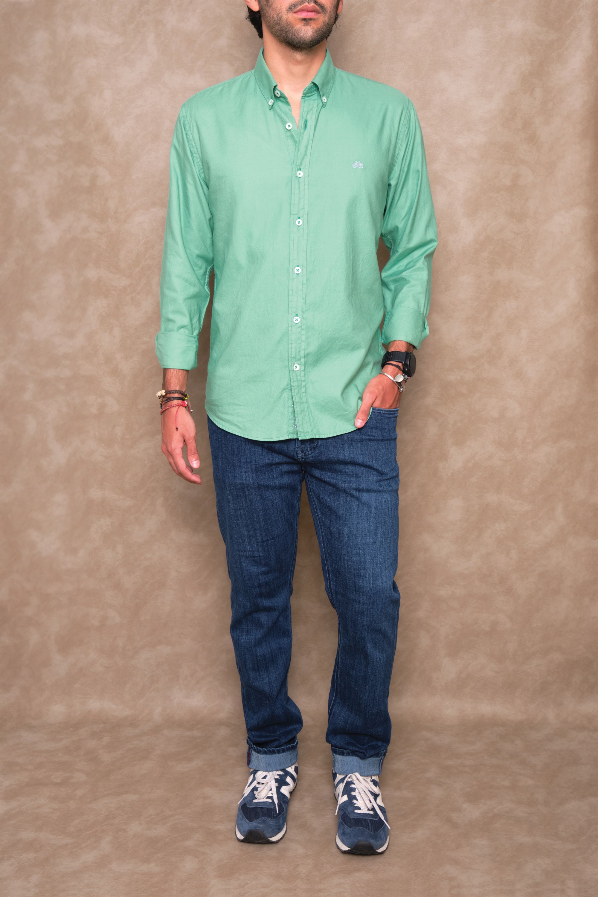 CAMISA OXFORD BASIL