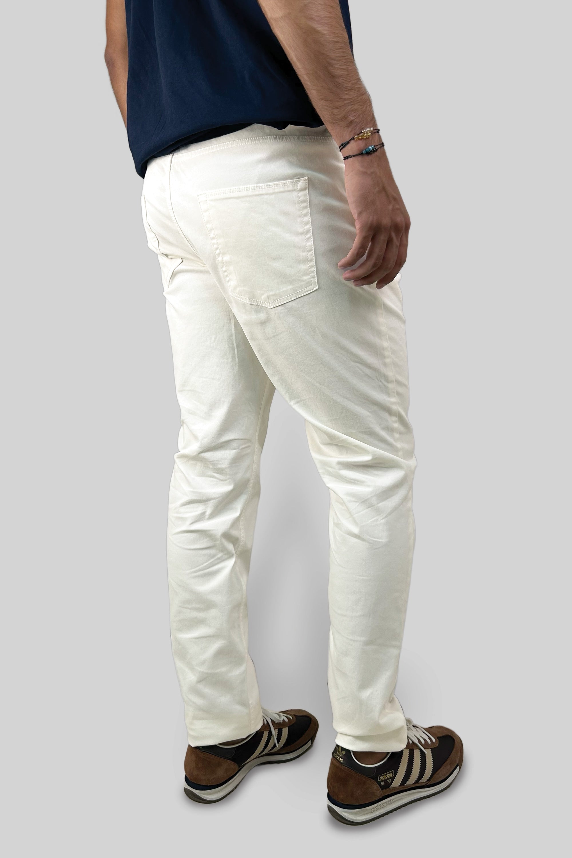 PANTALON 5 BOLSILLOS OFF WHITE