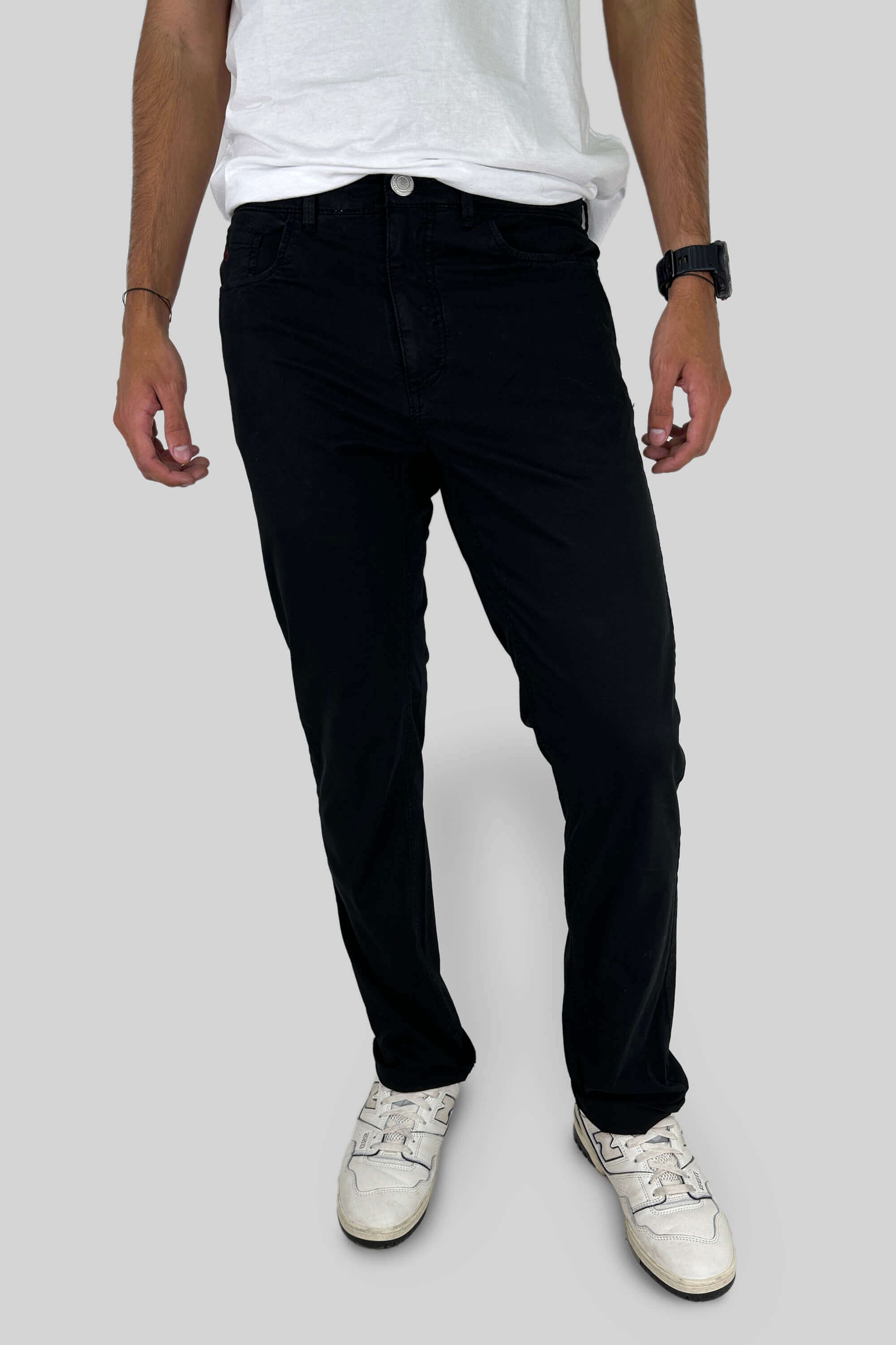 PANTALON 5 BOLSILLOS NEGRO