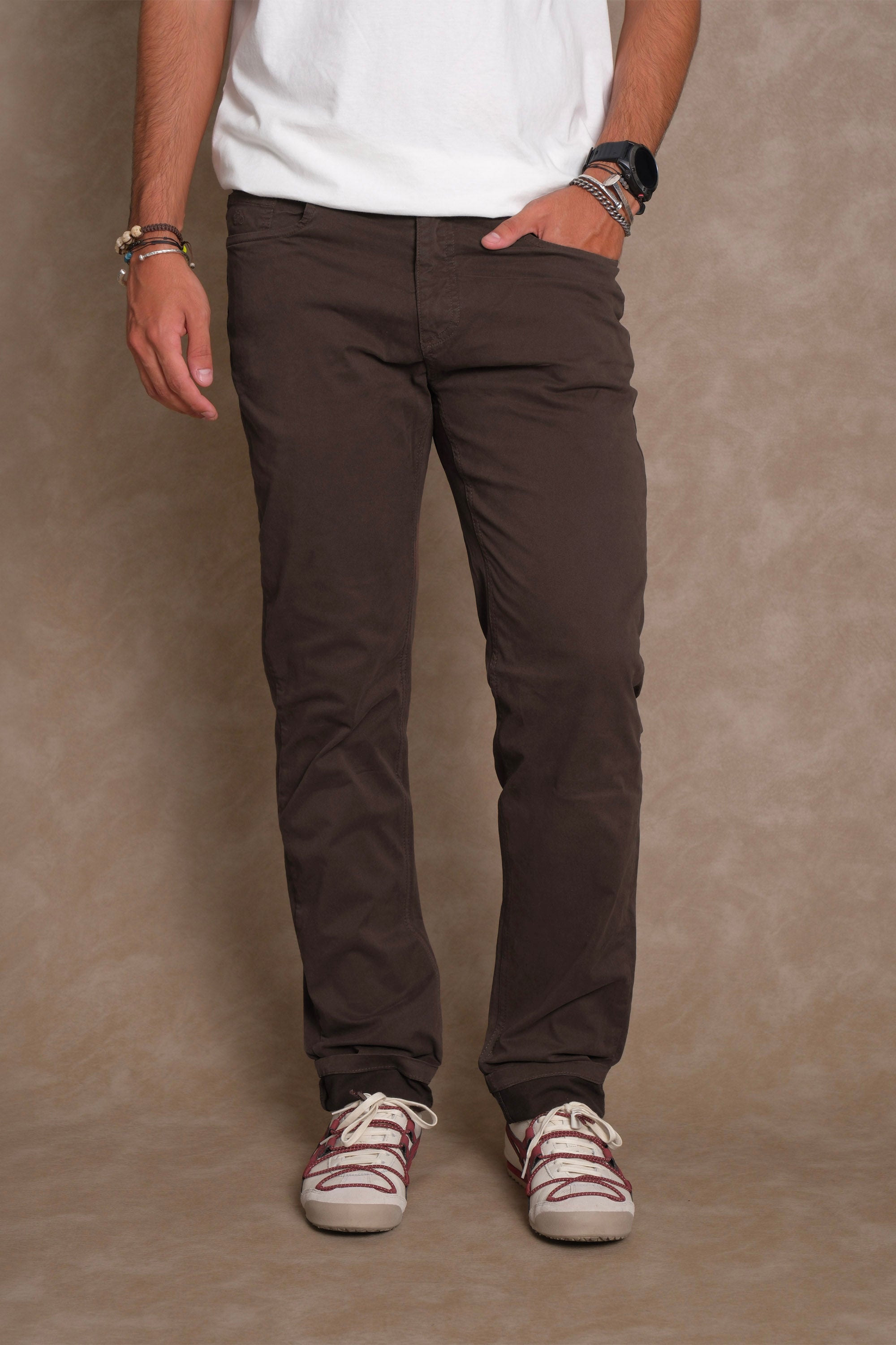 PANTALON 5 BOLSILLOS COFFEE